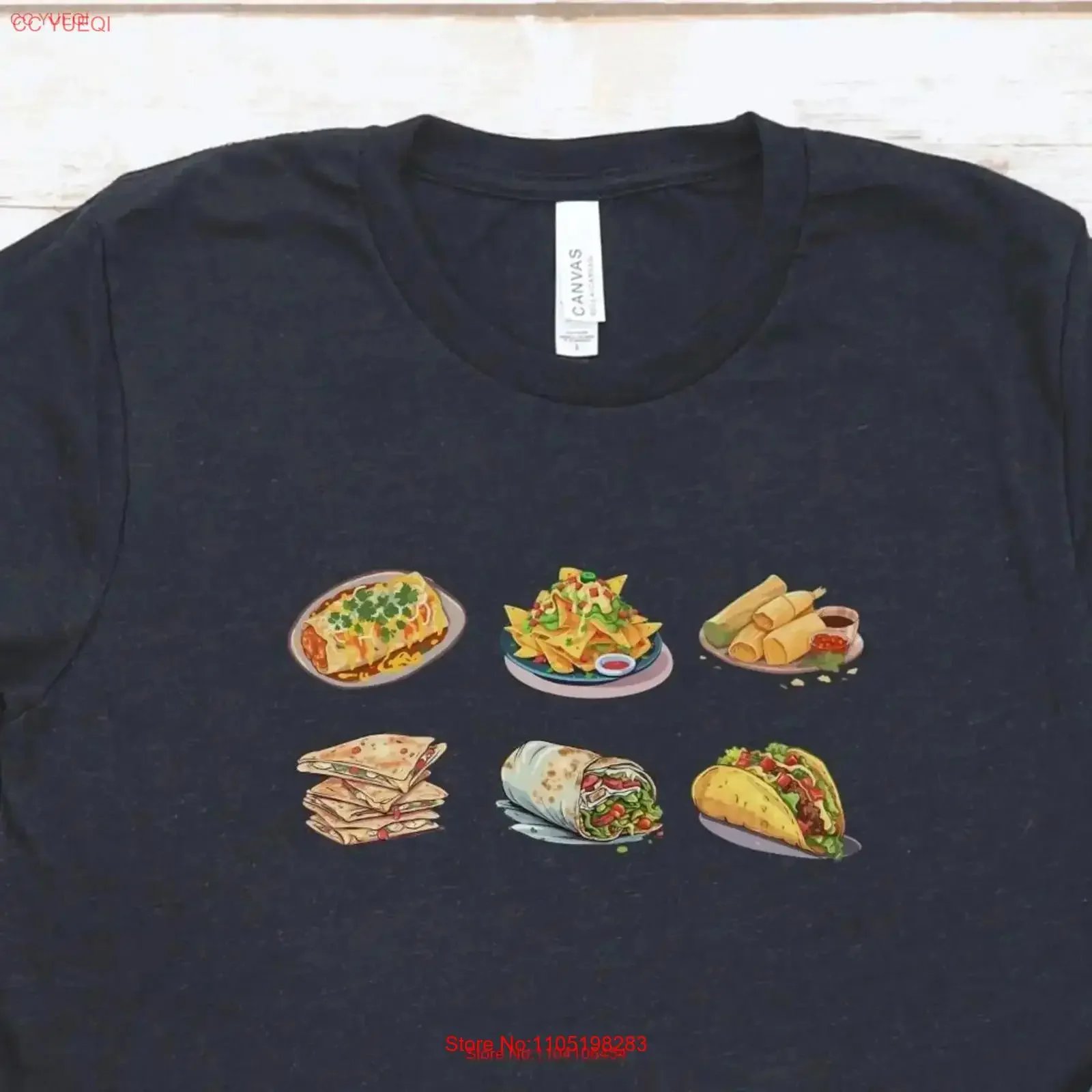 Футболка с мексиканскими продуктами Enchilada Nachos Tamales Quesadilla Burrito and Taco для любителей еды или фанатов Foodie, винтажные
Футболка с мексиканскими продуктами Enchilada Nachos Tamales Quesadilla Burrito and Taco для любителей еды или фанатов Foodie, винтажные