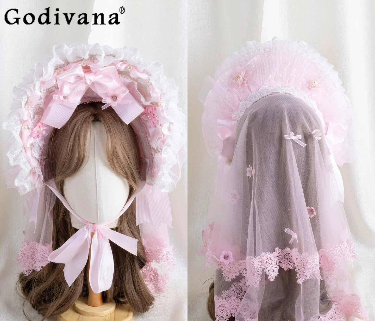 Lolita Original Design BNT Top Hat French Sweet Girl Gorgeous Flower Wedding Bow Headdress
Lolita Original Design BNT Top Hat French Sweet Girl Gorgeous Flower Wedding Bow Headdress