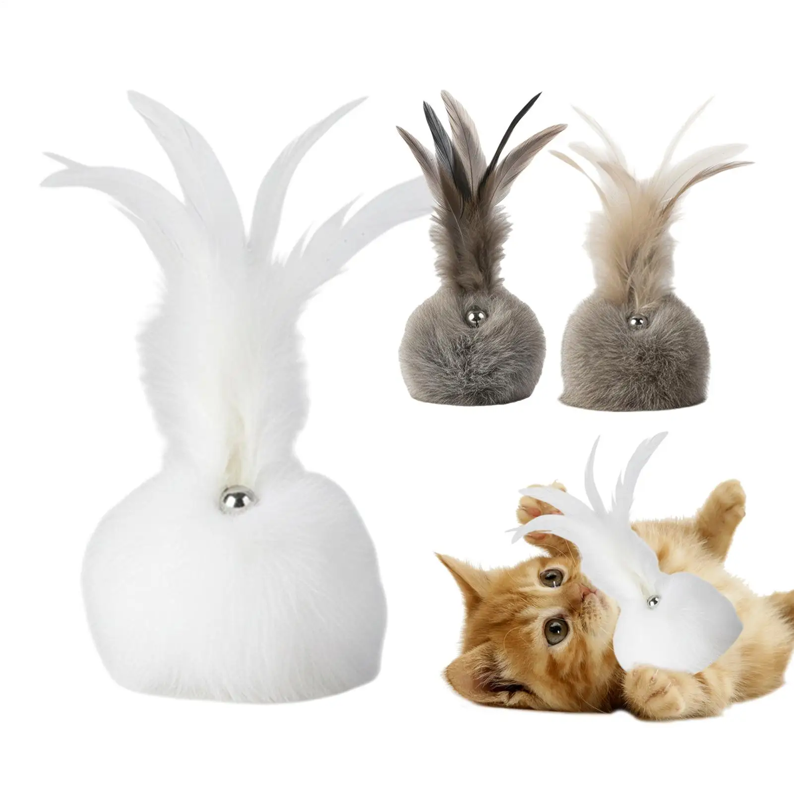 Кошачьи шарики, 3-х шт., вращающийся шарик-прорезыватель с колокольчиком, реалистичная кроличья шерсть, интерактивная игрушка для кошек для шлифовки зубов, упражнений для бега
Кошачьи шарики, 3-х шт., вращающийся шарик-прорезыватель с колокольчиком, реалистичная кроличья шерсть, интерактивная игрушка для кошек для шлифовки зубов, упражнений для бега