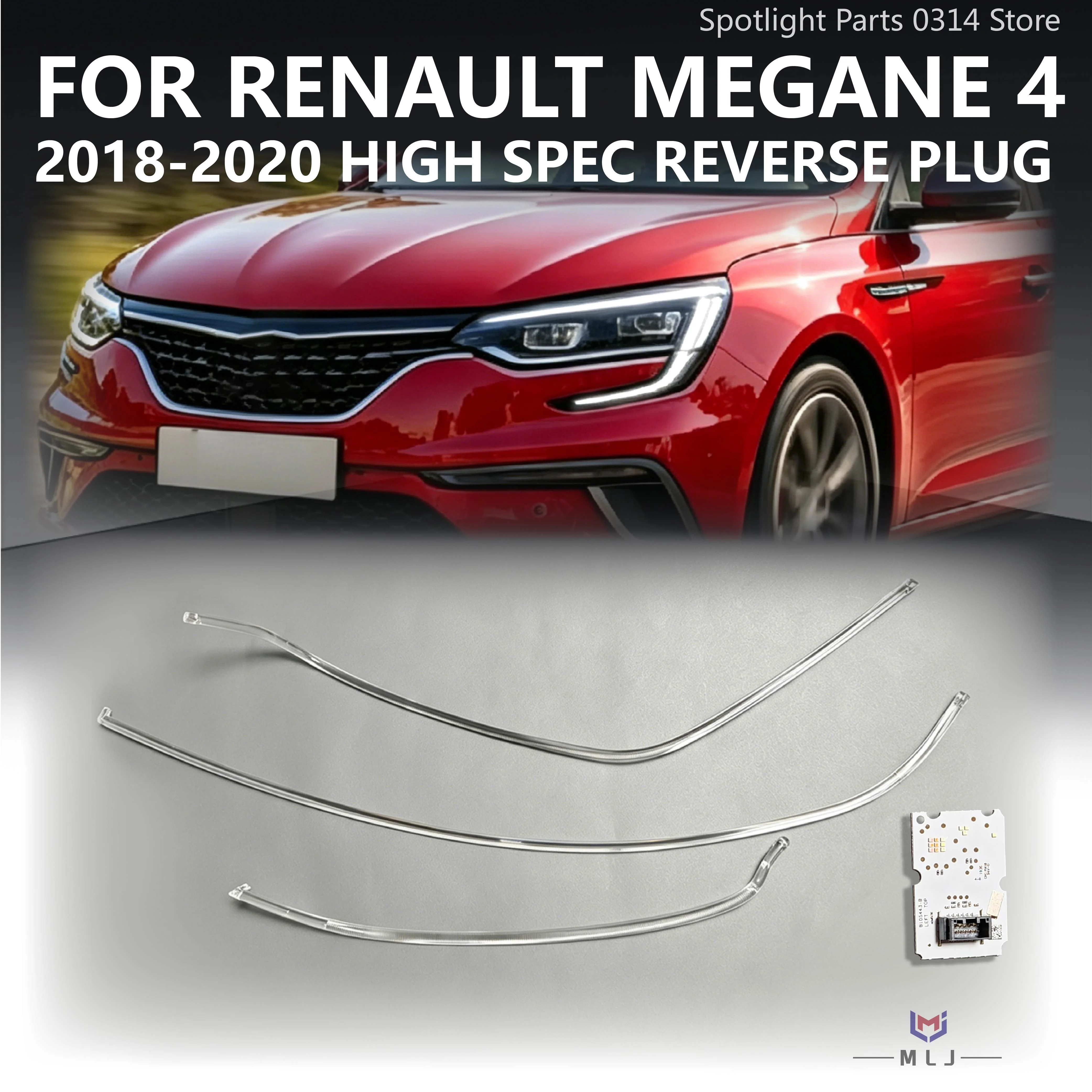 For 2018-2020 Renault Megane RS IV High-Spec Reverse Plug DRL Light Guide Strip Light Tube Bar White DRL Chip Angel EYe Board
For 2018-2020 Renault Megane RS IV High-Spec Reverse Plug DRL Light Guide Strip Light Tube Bar White DRL Chip Angel EYe Board