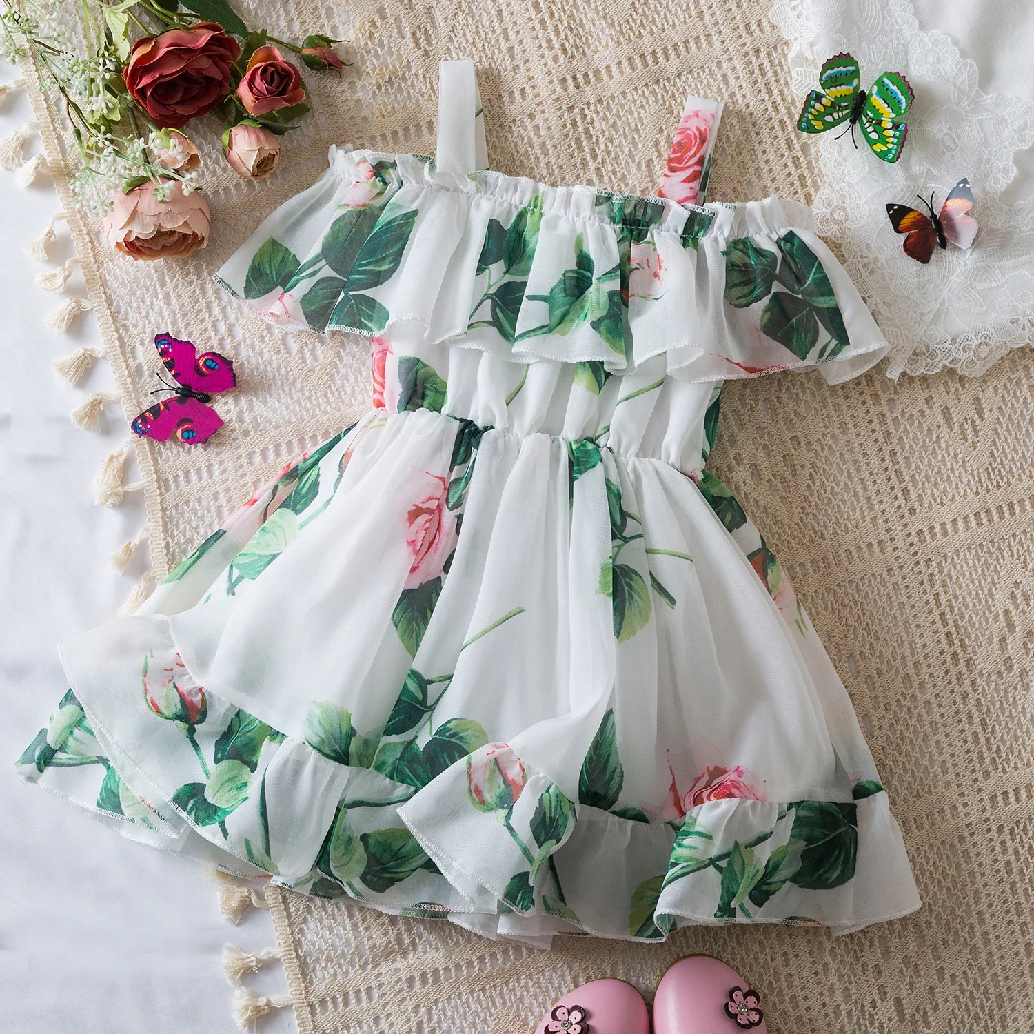 New Summer Little Girls Dress for 1-5Yrs Vintage Print Smocked Dresses Children Floral Party Prom Gown Tutu Flower Kids Costume
New Summer Little Girls Dress for 1-5Yrs Vintage Print Smocked Dresses Children Floral Party Prom Gown Tutu Flower Kids Costume
