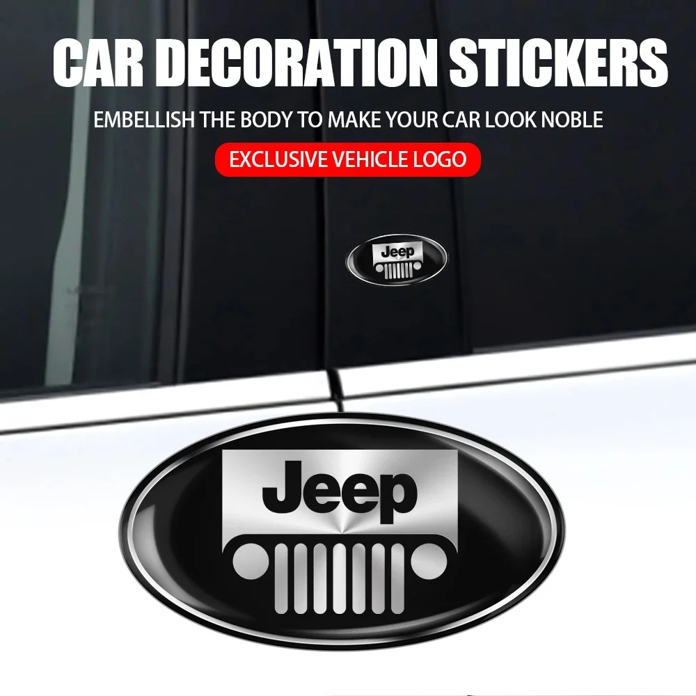 3D Car Logo Sticker Waterproof Body Trunk Decor Decal for Jeep Renegade Wrangler JK JL Grand Cherokee Compass Car Accessories
3D Car Logo Sticker Waterproof Body Trunk Decor Decal for Jeep Renegade Wrangler JK JL Grand Cherokee Compass Car Accessories