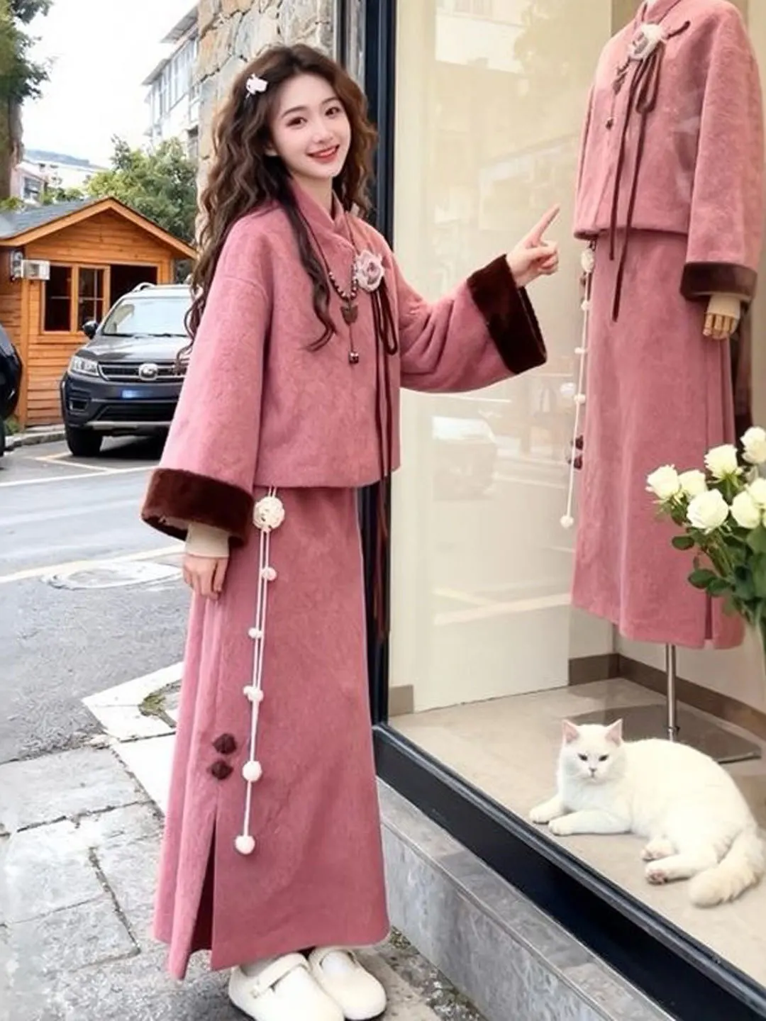 Ele ort Outerwear And Skirt Set Gentle Sle Spring 2026 Women's Faion Comfortable Cotton High Waist Button Closure
Ele ort Outerwear And Skirt Set Gentle Sle Spring 2026 Women's Faion Comfortable Cotton High Waist Button Closure