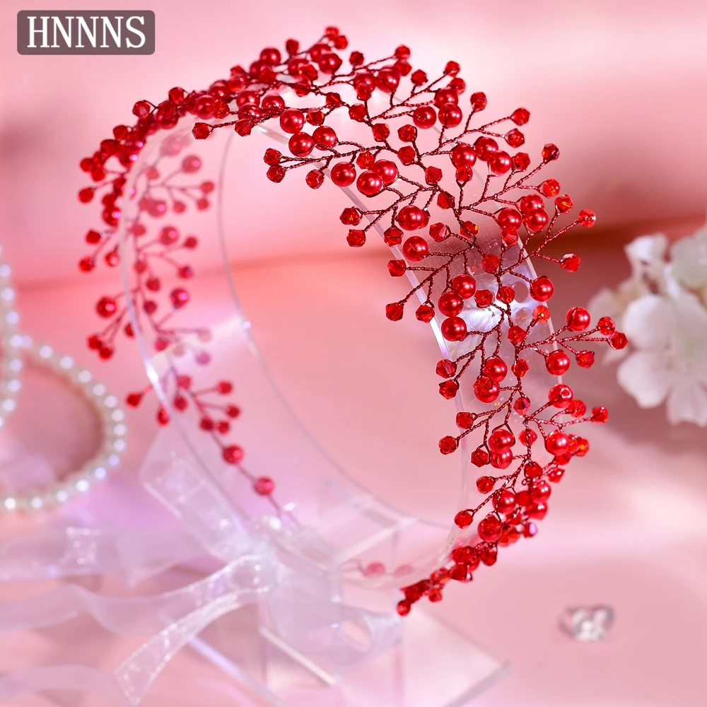 HNNNS Pearl Hairpiece Bridal Wedding Red Hairband Daily Event Hair Accessories Prom Party Hair Chain for Women A261
HNNNS Pearl Hairpiece Bridal Wedding Red Hairband Daily Event Hair Accessories Prom Party Hair Chain for Women A261
