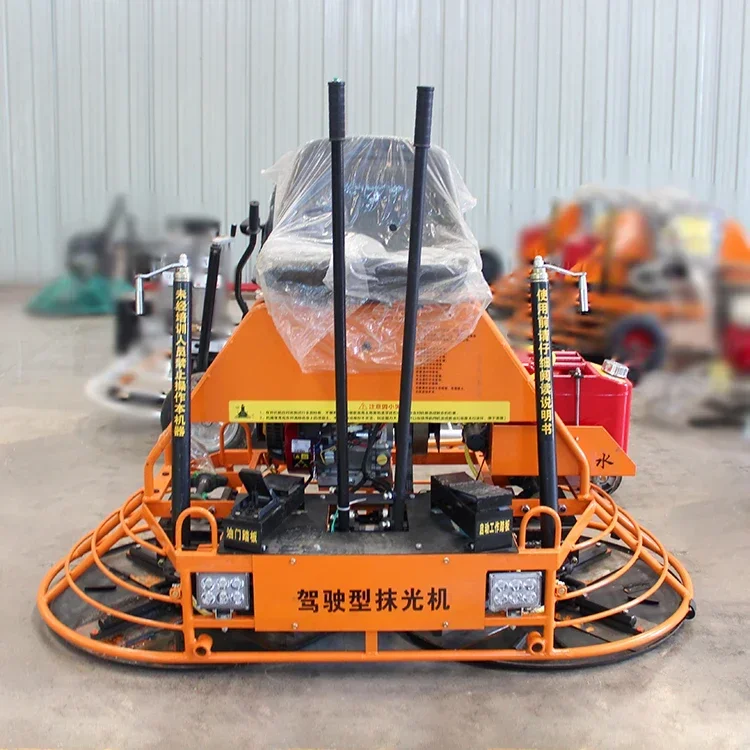 Fully hydraulic drive; hydraulic ride-on power trowelling machine
Fully hydraulic drive; hydraulic ride-on power trowelling machine