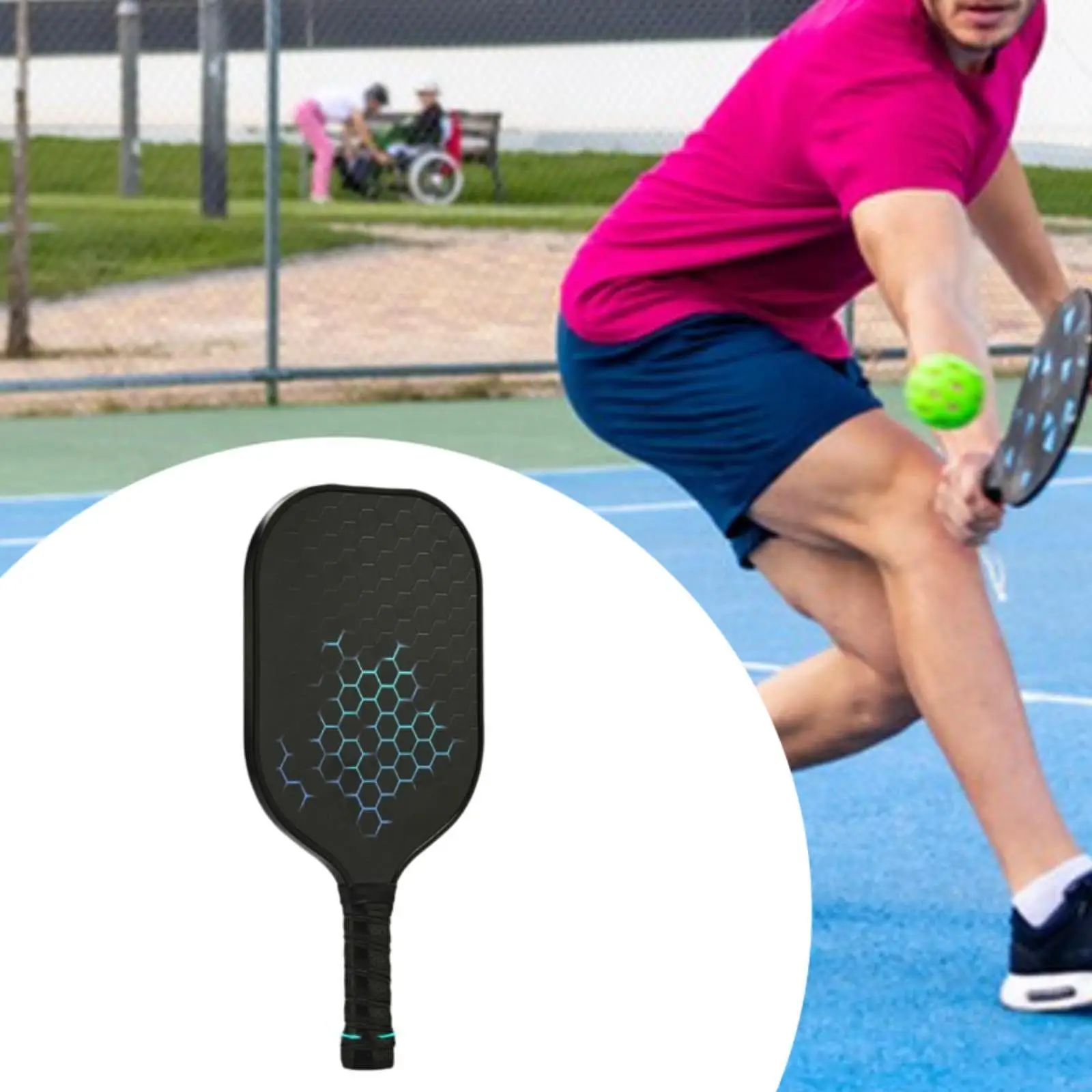 Pickleball Ball Paddle Lightweight Premium Anti Slip Handle Pickleball Racket for Men Women Play Indoor Outdoor Practicing Gifts
Pickleball Ball Paddle Lightweight Premium Anti Slip Handle Pickleball Racket for Men Women Play Indoor Outdoor Practicing Gifts