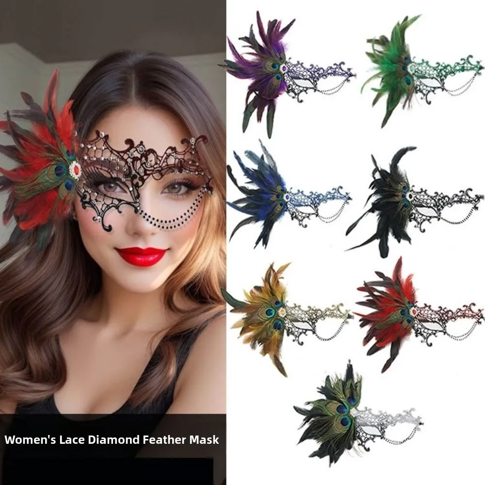Feathers Design Half-Face Lace Mask Seductive Style Cosplay Masquerade Mask Masquerade Fancy Prom
Feathers Design Half-Face Lace Mask Seductive Style Cosplay Masquerade Mask Masquerade Fancy Prom