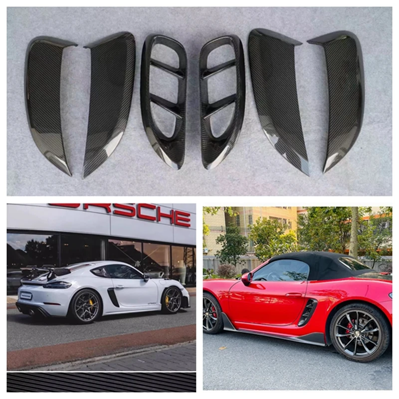 Для Porsche 718 981 Boxster Cayman 2016-2018 сухое углеродное волокно, розетка крыла, решетка, автомобильный бампер, боковая накладка вентиляционного отверстия
Для Porsche 718 981 Boxster Cayman 2016-2018 сухое углеродное волокно, розетка крыла, решетка, автомобильный бампер, боковая накладка вентиляционного отверстия