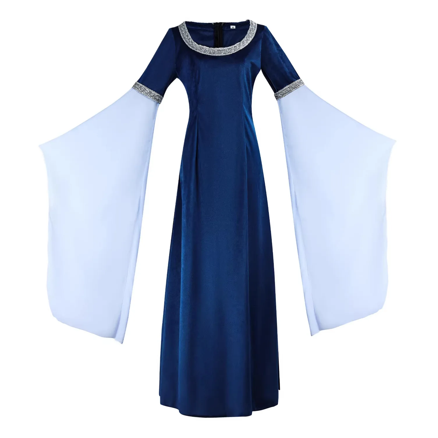 Women Medieval Renaissance Trumpet Sleeve Retro Loor Length Gown Dress Retro Fancy Halloween Costumes Plus Size
Women Medieval Renaissance Trumpet Sleeve Retro Loor Length Gown Dress Retro Fancy Halloween Costumes Plus Size