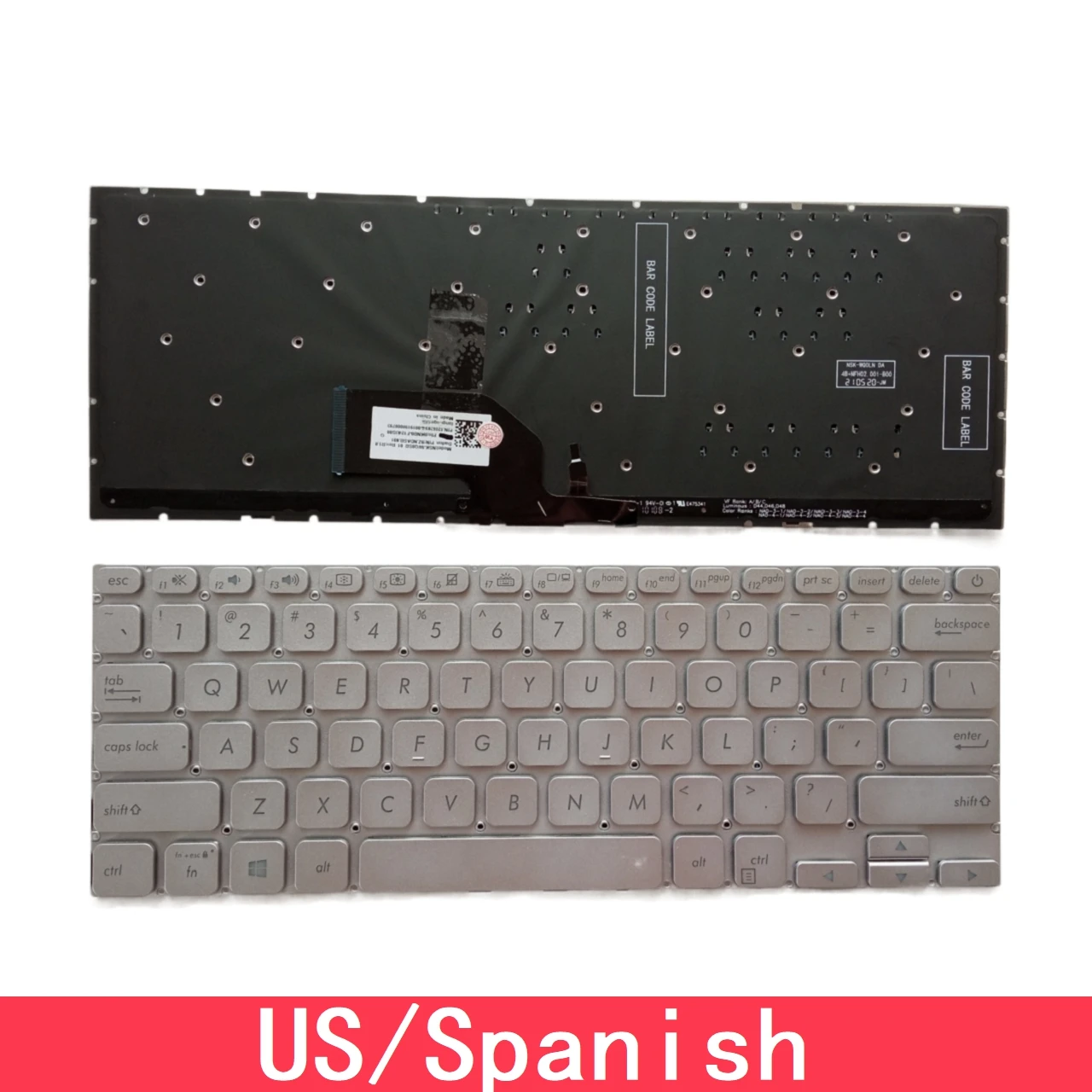 Для ASUS ADOL14FA ADOL14 S403F A403F X403F ADOL13u Замена клавиатуры ноутбука США испанский с подсветкой
Для ASUS ADOL14FA ADOL14 S403F A403F X403F ADOL13u Замена клавиатуры ноутбука США испанский с подсветкой