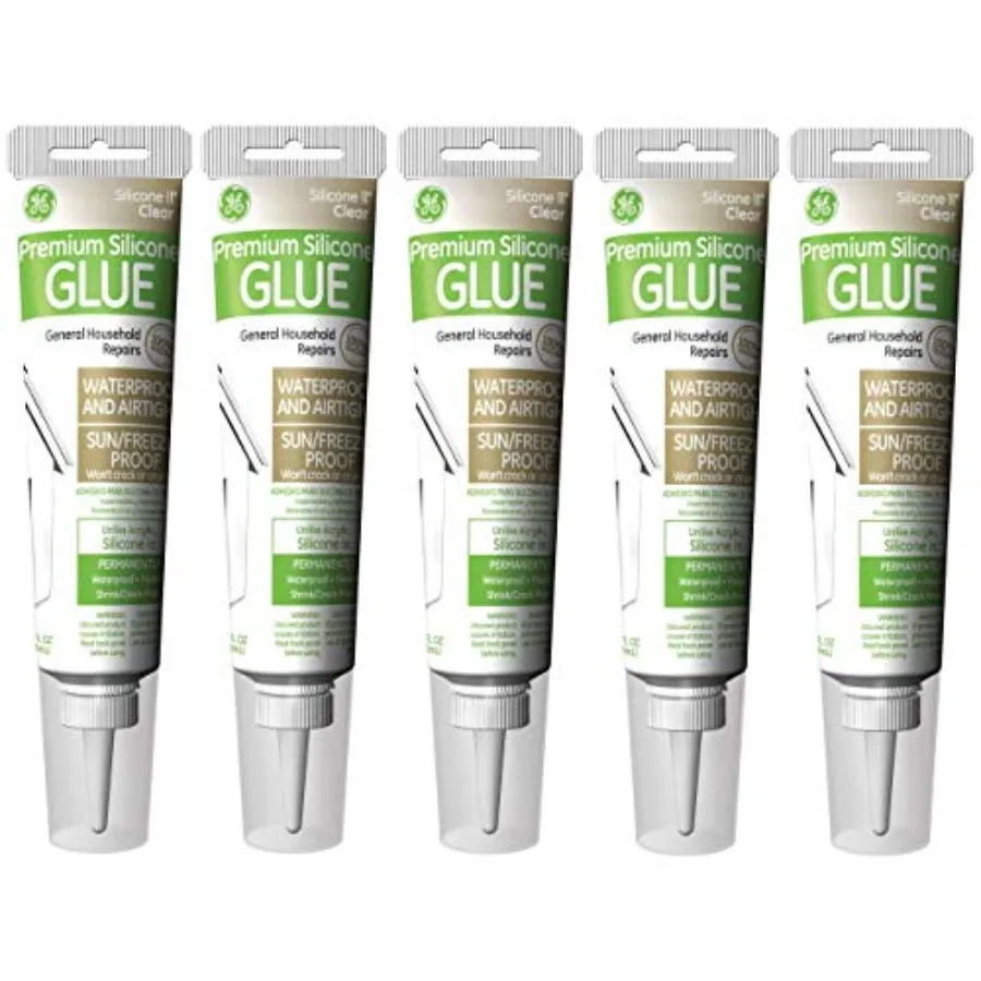 Silicone II Household Glue and Seal, 5 Pack
Silicone II Household Glue and Seal, 5 Pack