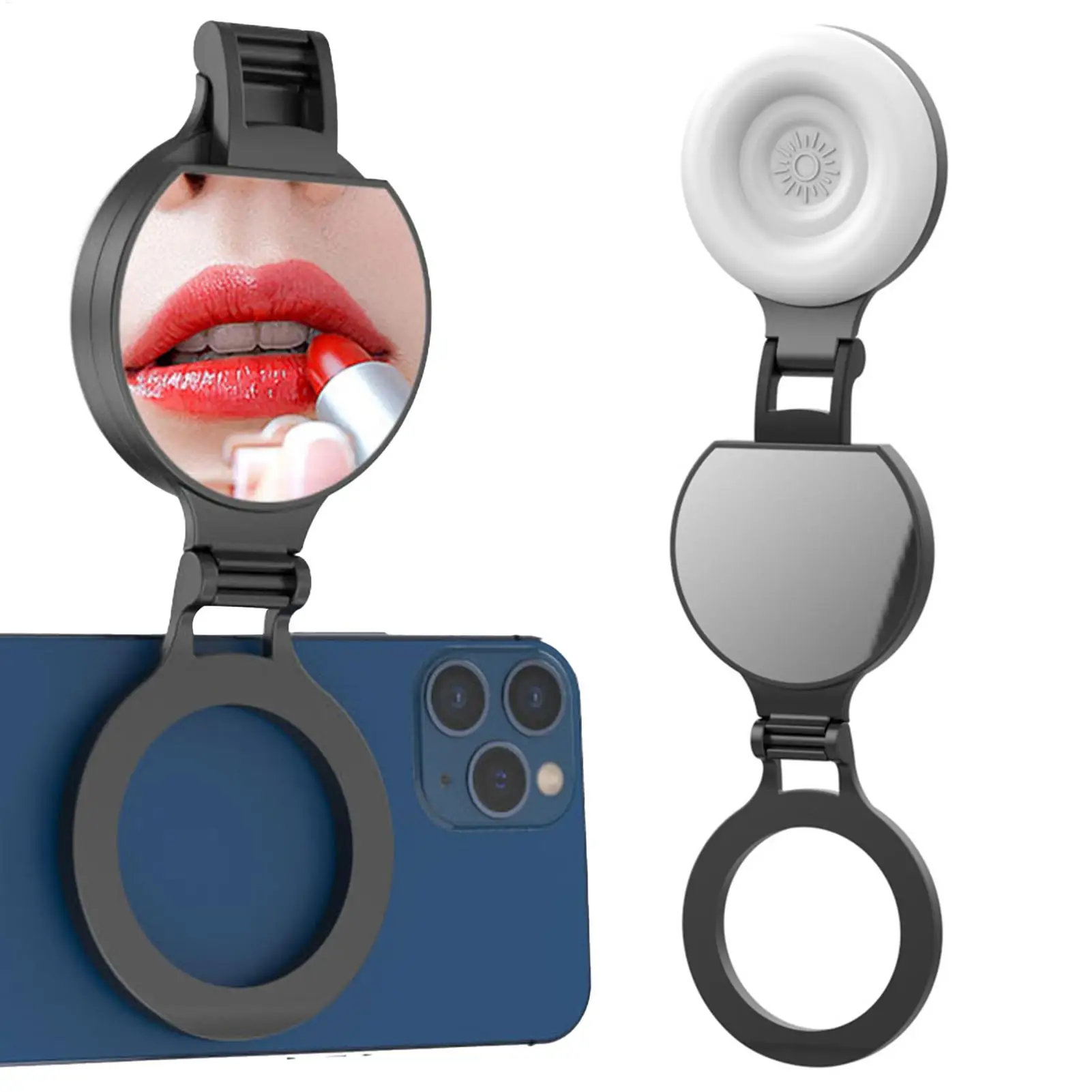 Магнитный кольцевой светильник, мягкое регулируемое освещение с зеркалом, магнитный светильник для селфи для телефонов, для работы, фотографии, макияжа
Магнитный кольцевой светильник, мягкое регулируемое освещение с зеркалом, магнитный светильник для селфи для телефонов, для работы, фотографии, макияжа