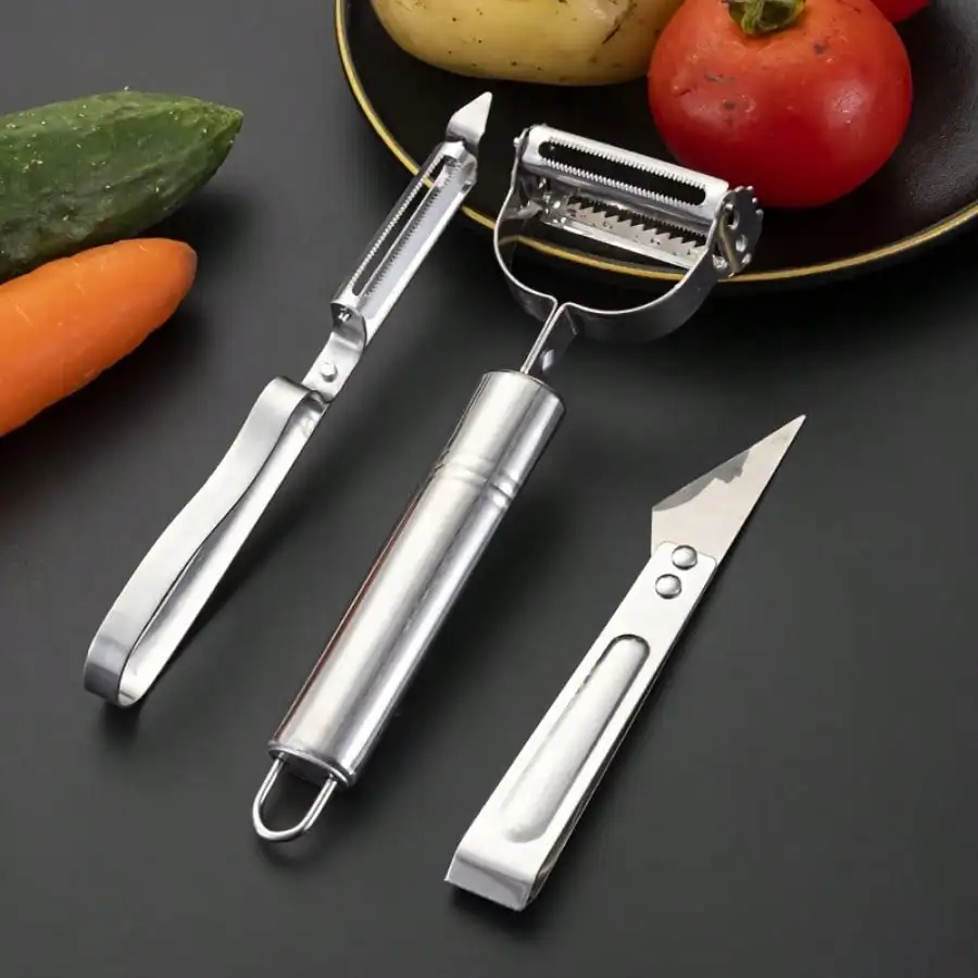 1pc/3pcs, Fruit Peeler, Kitchen Vegetable Peeler, Potato Peeler, Vegetable Graters, Fruit Grater, Shredder
1pc/3pcs, Fruit Peeler, Kitchen Vegetable Peeler, Potato Peeler, Vegetable Graters, Fruit Grater, Shredder