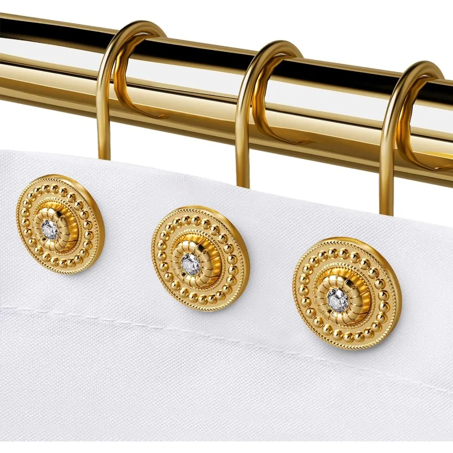 Крючки для занавесок для душа, устойчивые к RF кольца для занавесок для душа для ванной комнаты, современные металлические декоративные крючки для душа, вешалки для занавесок для душа 
Крючки для занавесок для душа, устойчивые к RF кольца для занавесок для душа для ванной комнаты, современные металлические декоративные крючки для душа, вешалки для занавесок для душа