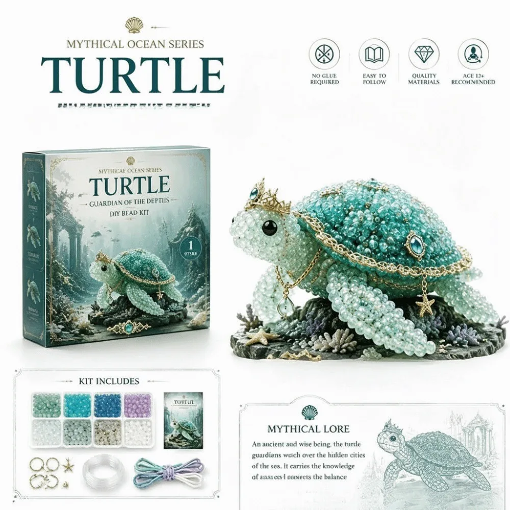3D Design Ocean Animals Beaded Kits Handmade Beginner Friendly Marine Animal Bead Set Bead Craftsmanship Material Package
3D Design Ocean Animals Beaded Kits Handmade Beginner Friendly Marine Animal Bead Set Bead Craftsmanship Material Package