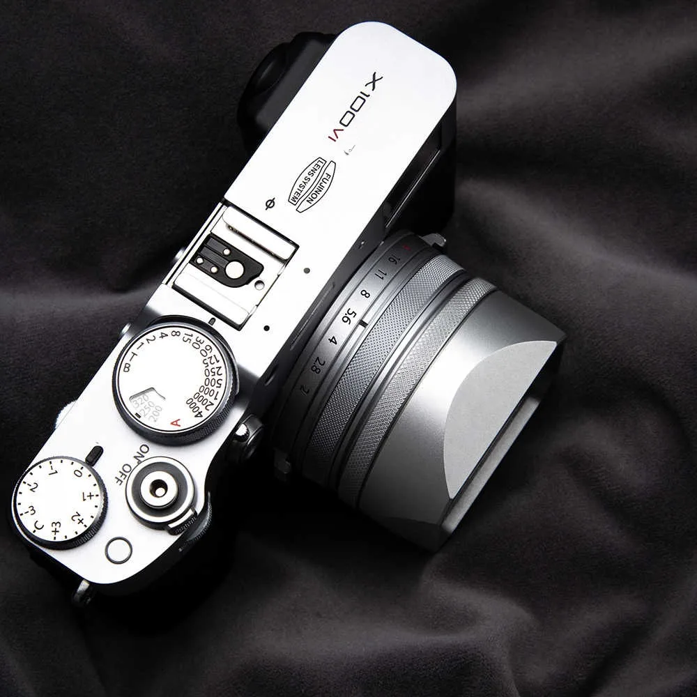 Metal Square Lens Hood With Free Metal Cap Compatible with Fujifilm X100VI & X100V
Metal Square Lens Hood With Free Metal Cap Compatible with Fujifilm X100VI & X100V