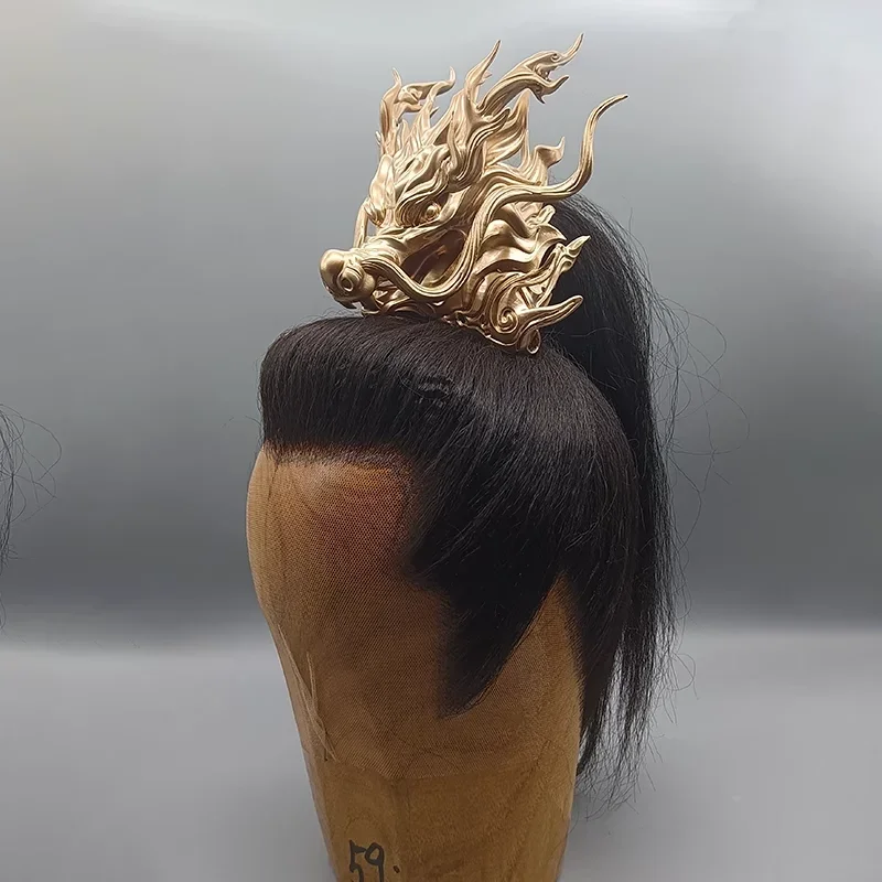 Resin Dragon Crown Anime Cosplay Headwear Golden Ancient Chinese Warrior Hair Accessory TV Movie Play Halloween Festival Party
Resin Dragon Crown Anime Cosplay Headwear Golden Ancient Chinese Warrior Hair Accessory TV Movie Play Halloween Festival Party