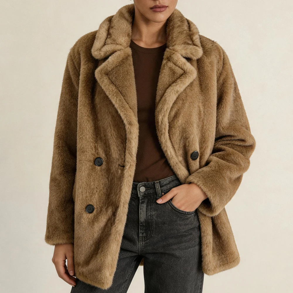Y2K Patchwork Faux Fur Coat Women 2026 Winter High Street Multi-Color Artificial Fur Jacket Oversized Shaggy Fur Coat Chic
Y2K Patchwork Faux Fur Coat Women 2026 Winter High Street Multi-Color Artificial Fur Jacket Oversized Shaggy Fur Coat Chic