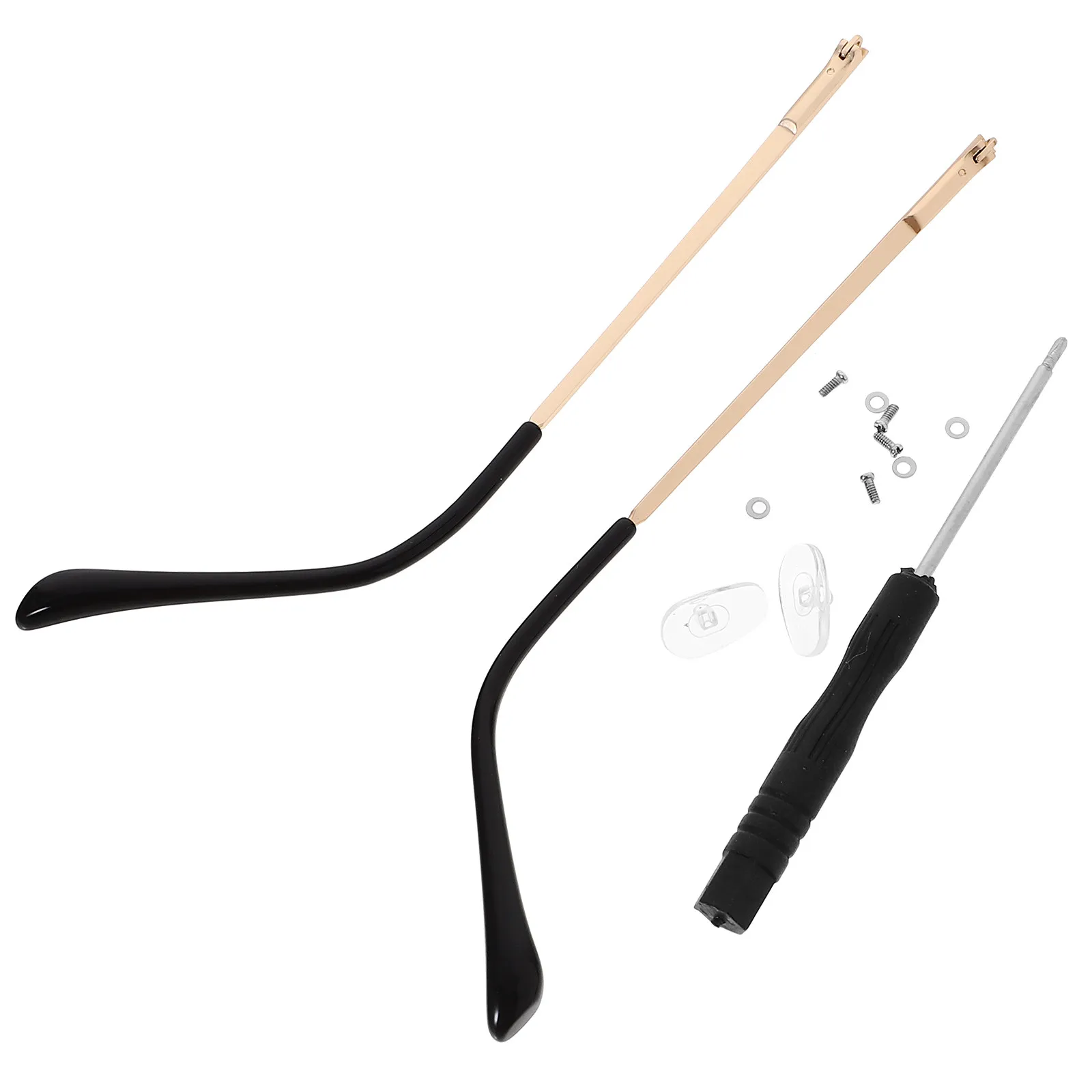 1Pair Universal Metal Glasses Replacement Arm Legs Comfort Fit No Pressure on Ears Prevent Frame Rubbing during Exercise Repair
1Pair Universal Metal Glasses Replacement Arm Legs Comfort Fit No Pressure on Ears Prevent Frame Rubbing during Exercise Repair