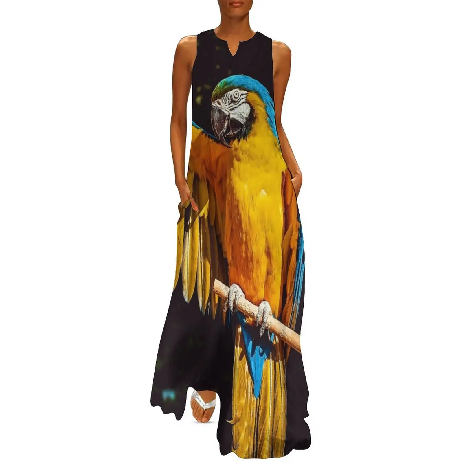 One Wing Blue Macaw Long Dress Women's long dress evening dress ladies luxury
One Wing Blue Macaw Long Dress Women's long dress evening dress ladies luxury
