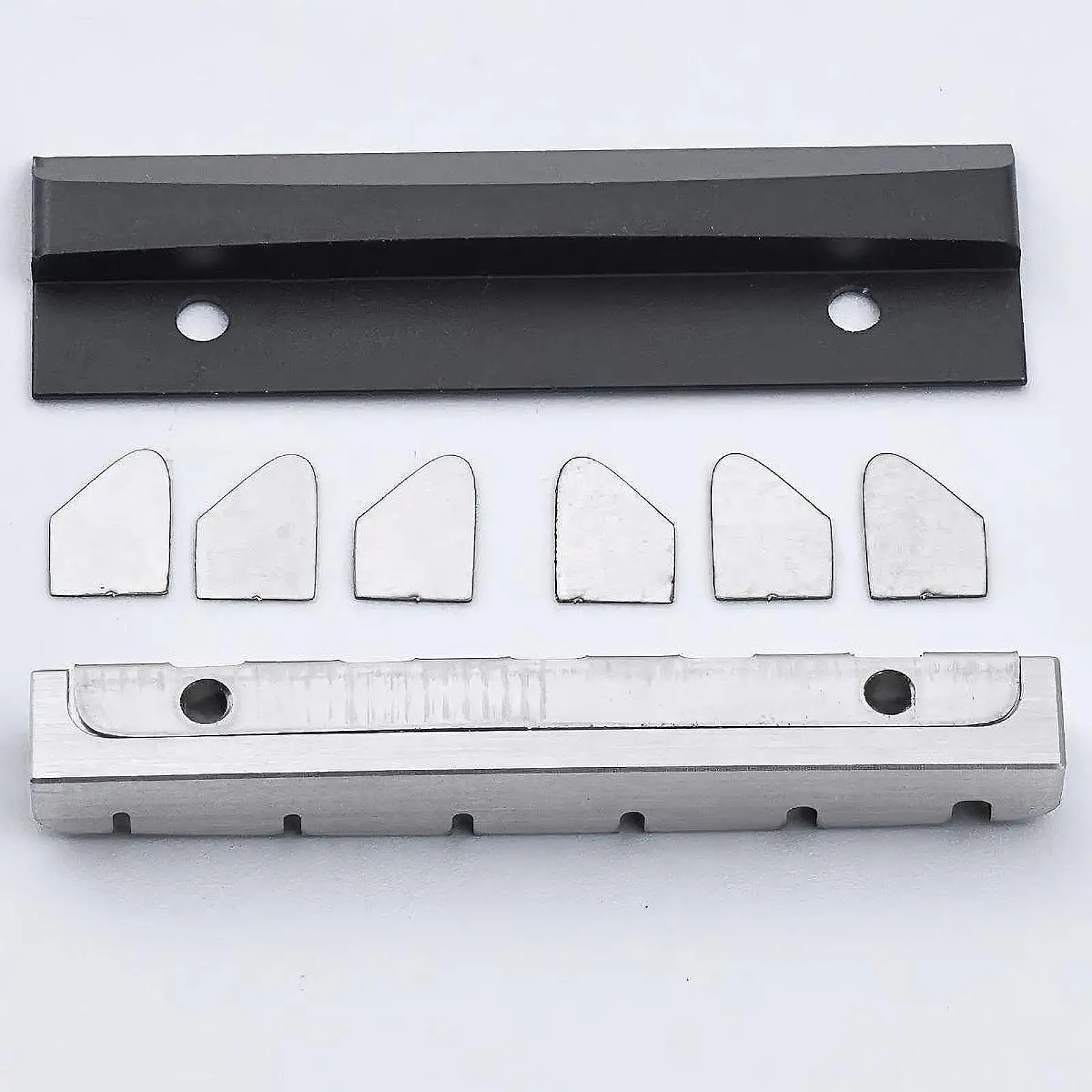 Stainless Steel Guitar Nut, Electric Guitar Roller Nut with Screw Replacement Part 6 Shims
Stainless Steel Guitar Nut, Electric Guitar Roller Nut with Screw Replacement Part 6 Shims