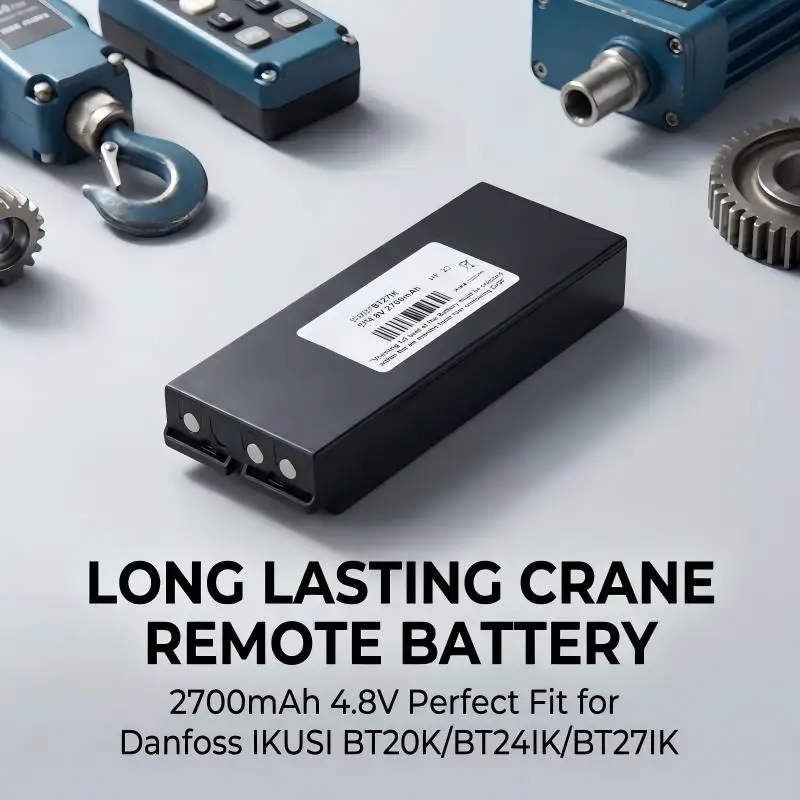 BT20K BT24IK BT27IK Replacement Battery For Danfoss IKUSI Industrial Crane Remote Control Transmitter Battery for Hoist Lift
BT20K BT24IK BT27IK Replacement Battery For Danfoss IKUSI Industrial Crane Remote Control Transmitter Battery for Hoist Lift