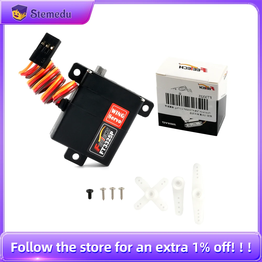 Feetech FT3325P RC Wing Servo Тонкий корпус 7 кг Высокоскоростной цифровой сервопривод Металлическая коробка передач для фиксированного крыла RC Drone Robot Like JX Servo
Feetech FT3325P RC Wing Servo Тонкий корпус 7 кг Высокоскоростной цифровой сервопривод Металлическая коробка передач для фиксированного крыла RC Drone Robot Like JX Servo