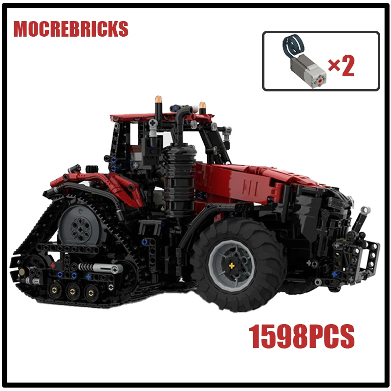 Hot Selling Building Blocks Half Track Tractor With Motor Model Engineering Vehicle DIY Technology Bricks Children's Xmas Toys
Hot Selling Building Blocks Half Track Tractor With Motor Model Engineering Vehicle DIY Technology Bricks Children's Xmas Toys