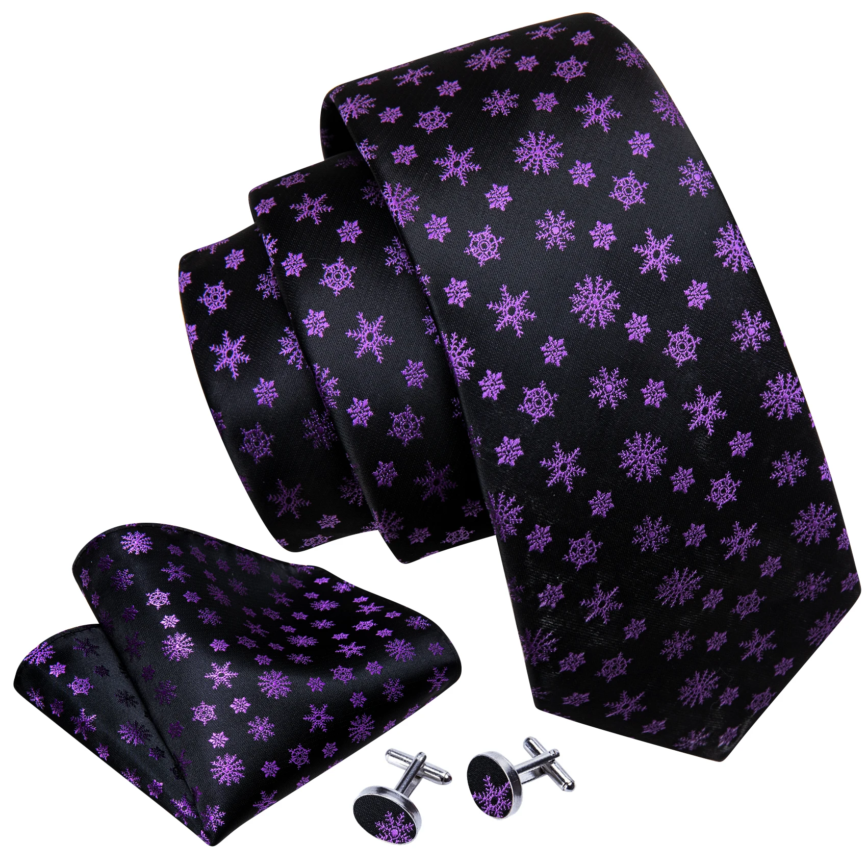Black Purple Silk Men Tie Christmas Neck tie Hankerchief Cufflinks Set Xmas Festival Bell Crutch Snow Santa Tree Gift Barry.Wang
Black Purple Silk Men Tie Christmas Neck tie Hankerchief Cufflinks Set Xmas Festival Bell Crutch Snow Santa Tree Gift Barry.Wang