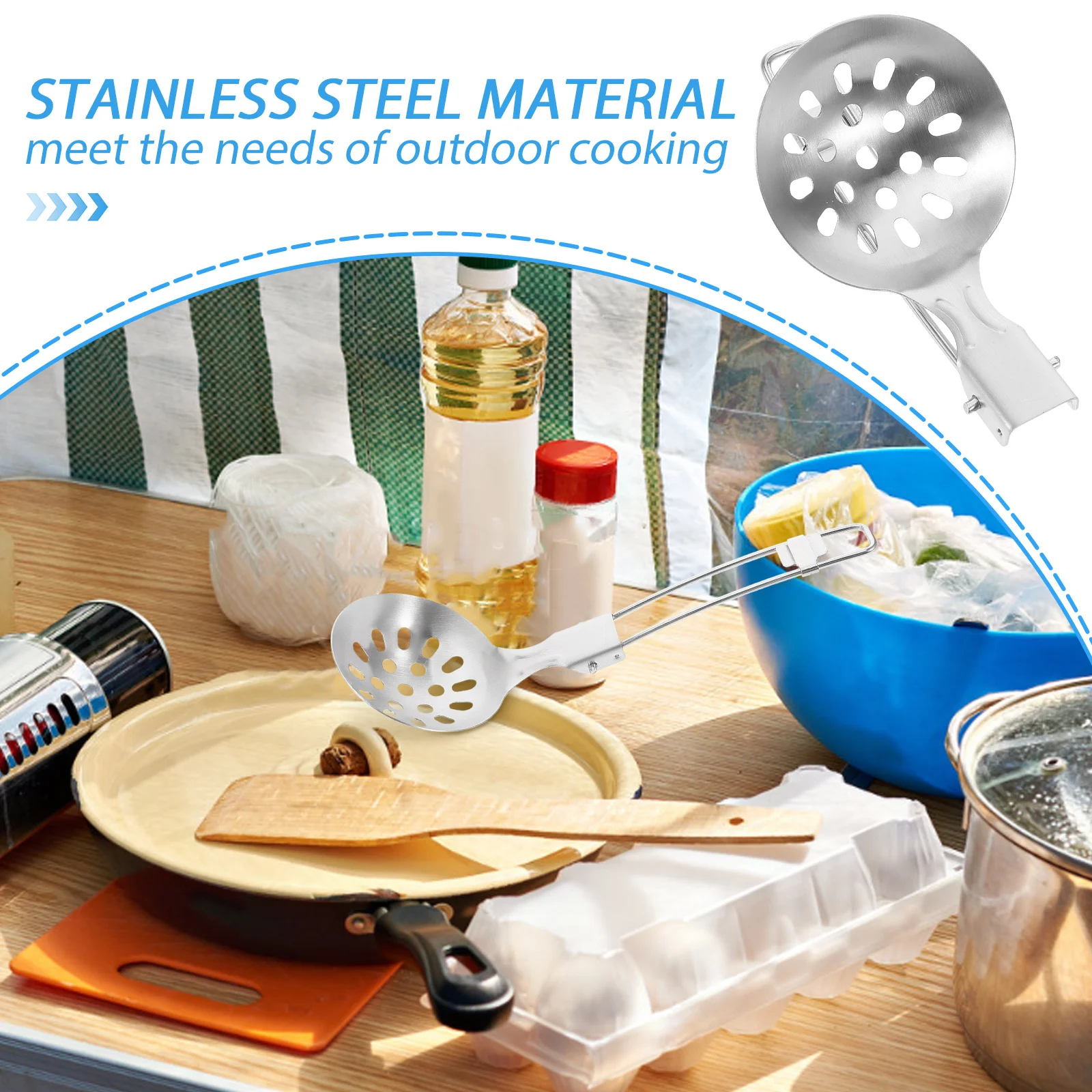 Stainless Steel Folding Spoon Portable Camp Cooking Utensil Durable Easy to Clean Multi-Functional Outdoor Dining Tool
Stainless Steel Folding Spoon Portable Camp Cooking Utensil Durable Easy to Clean Multi-Functional Outdoor Dining Tool