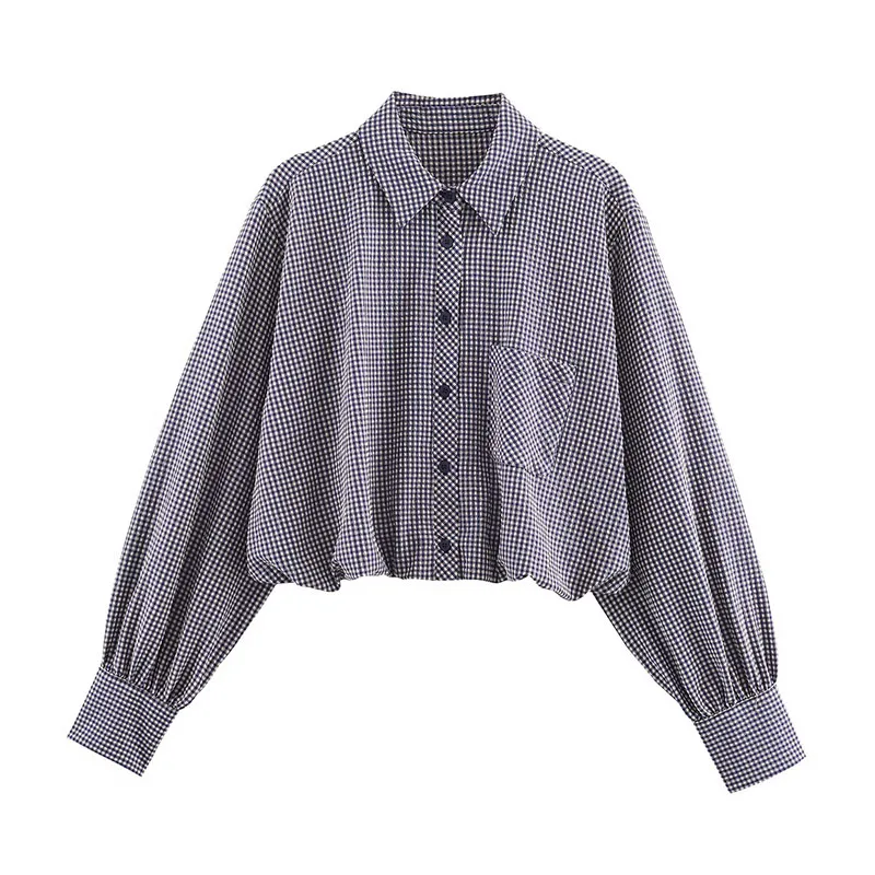 Chic Fashion Check Shirts for Women 2025 New Long Sleeve Shirt Women's Casual Simple Style Short Shirt And Blouse Tops
Chic Fashion Check Shirts for Women 2025 New Long Sleeve Shirt Women's Casual Simple Style Short Shirt And Blouse Tops