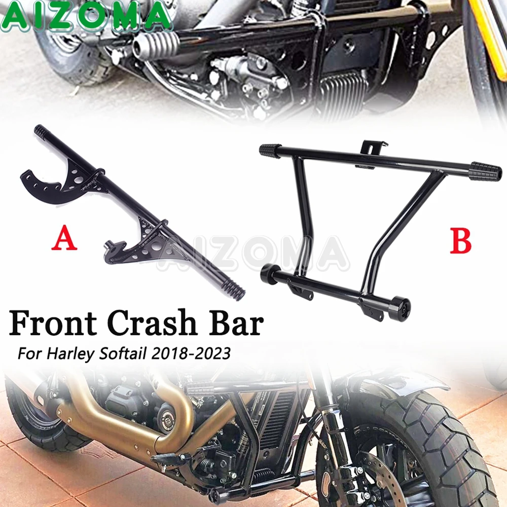 For Harley Softail Crash Bar Highway Bumber Engine Guard Protector Fits Fat Street Bob Low Rider FXLR FXLRS Standard FXST 18-23
For Harley Softail Crash Bar Highway Bumber Engine Guard Protector Fits Fat Street Bob Low Rider FXLR FXLRS Standard FXST 18-23