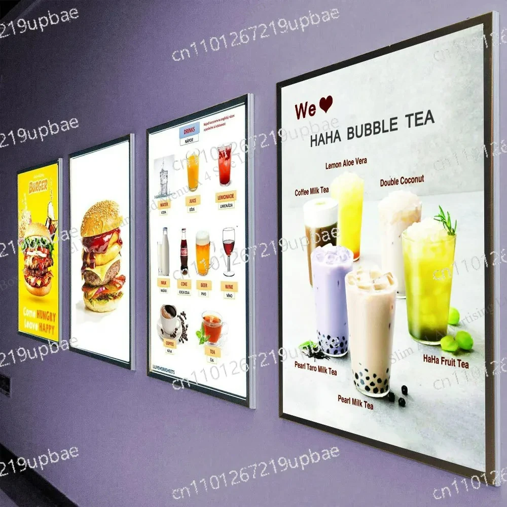 Slim A1 Advertising Light Box Wall Panel Restaurant Led Menu A 4 Size LED Light Box with Aluminum Frame
Slim A1 Advertising Light Box Wall Panel Restaurant Led Menu A 4 Size LED Light Box with Aluminum Frame