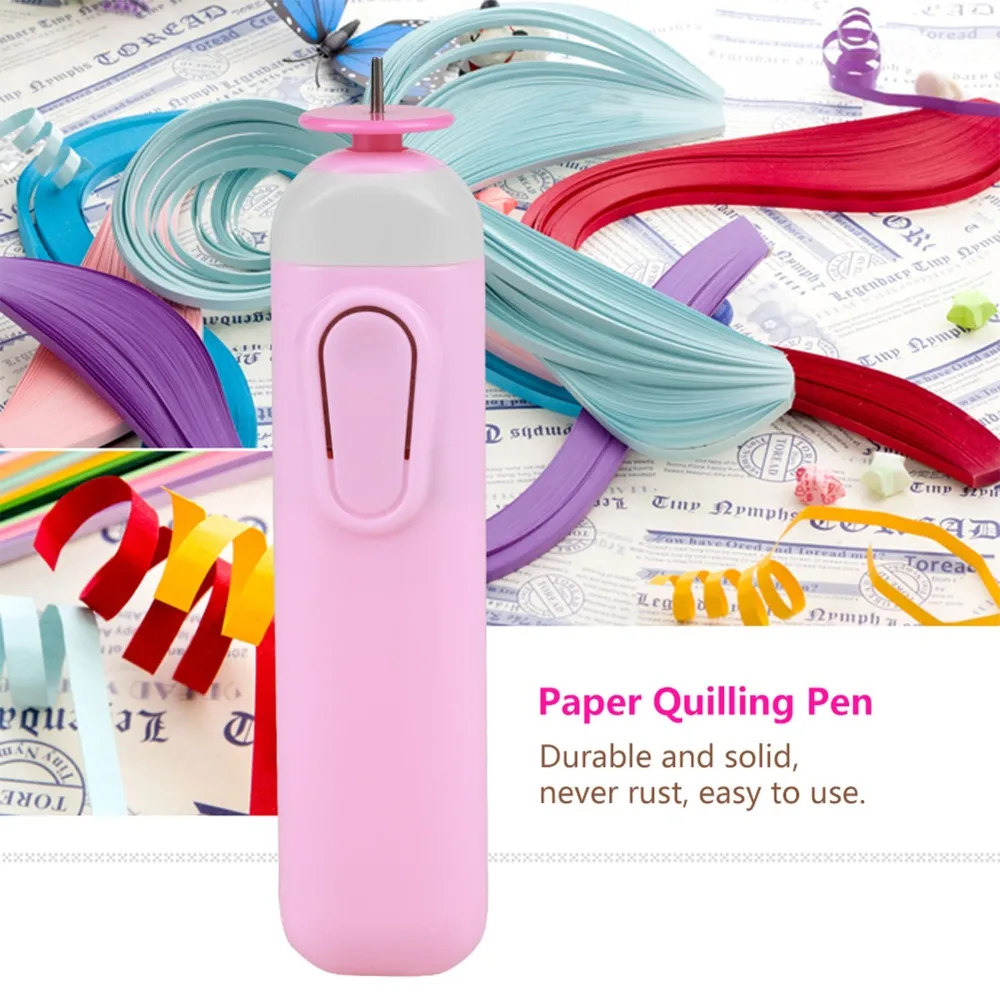 Tools Plastic Electric Quilling Pen Lightweight Pink Paper Crafts Tool Blue Automated Electric Slotted Tool DIY Crafts
Tools Plastic Electric Quilling Pen Lightweight Pink Paper Crafts Tool Blue Automated Electric Slotted Tool DIY Crafts