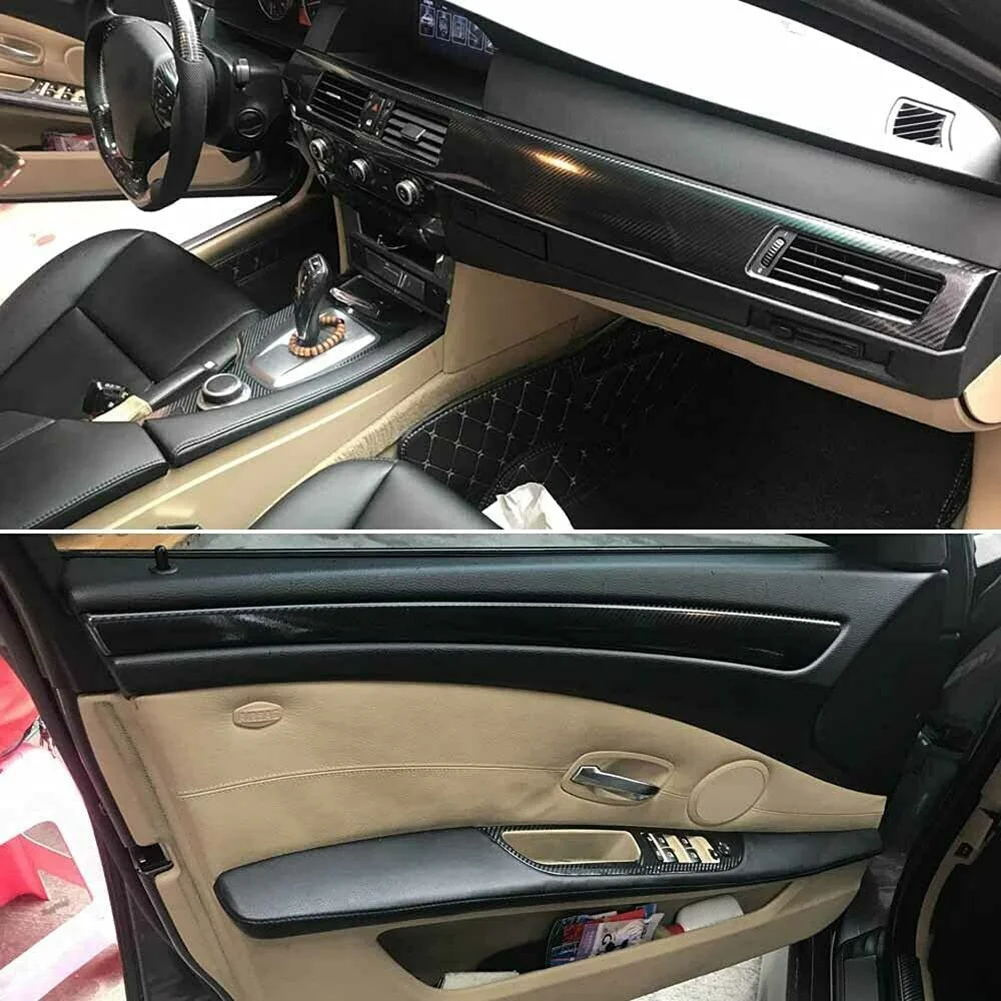 Прочная автомобильная виниловая наклейка из углеродного волокна 5D для BMW 5 серии 525I 530I E60
Прочная автомобильная виниловая наклейка из углеродного волокна 5D для BMW 5 серии 525I 530I E60