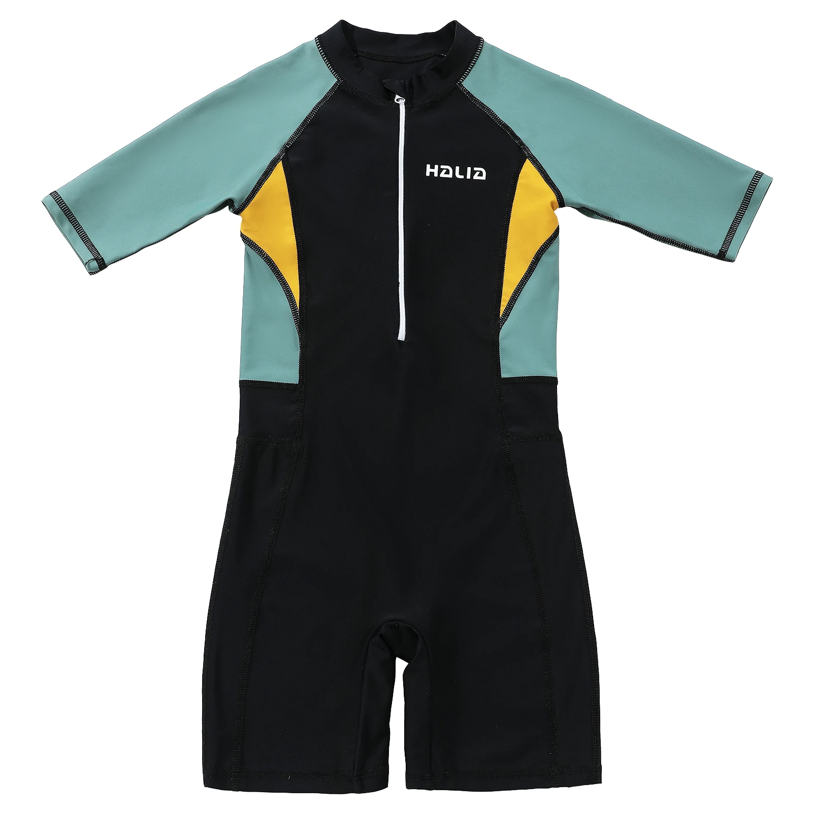 Girls One-Piece Swimsuits,Short Sleeve Swimming Surfing Wear,Front Zipper Children's Snorkeling Beaching Shorty Suits for Summer
Girls One-Piece Swimsuits,Short Sleeve Swimming Surfing Wear,Front Zipper Children's Snorkeling Beaching Shorty Suits for Summer