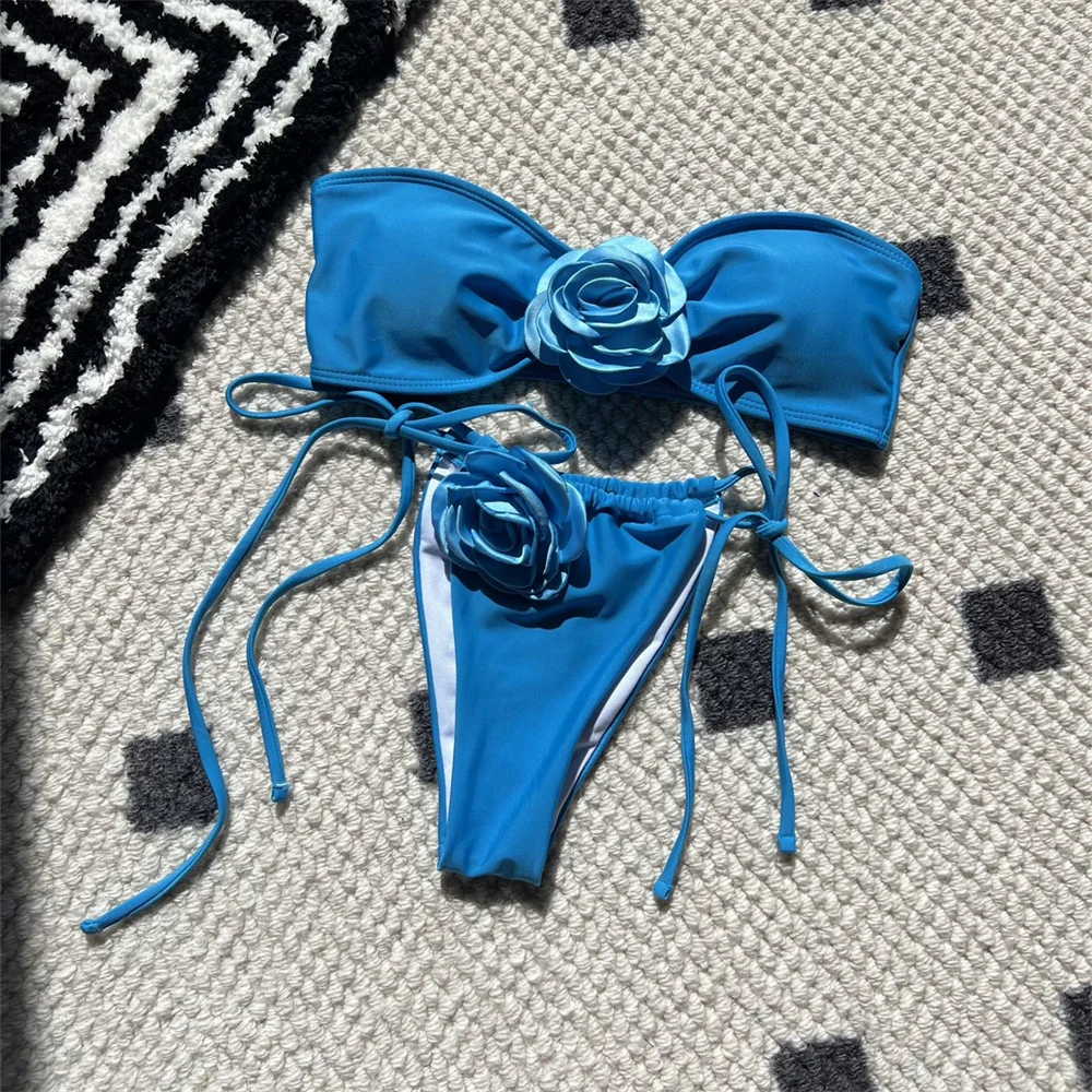 Сексуальные стринги-бикини, стринги с 3D цветком, бандо, купальник, микро пляжная одежда, купальный костюм, женские купальники, летние наряды, бикини De Mujer
Сексуальные стринги-бикини, стринги с 3D цветком, бандо, купальник, микро пляжная одежда, купальный костюм, женские купальники, летние наряды, бикини De Mujer