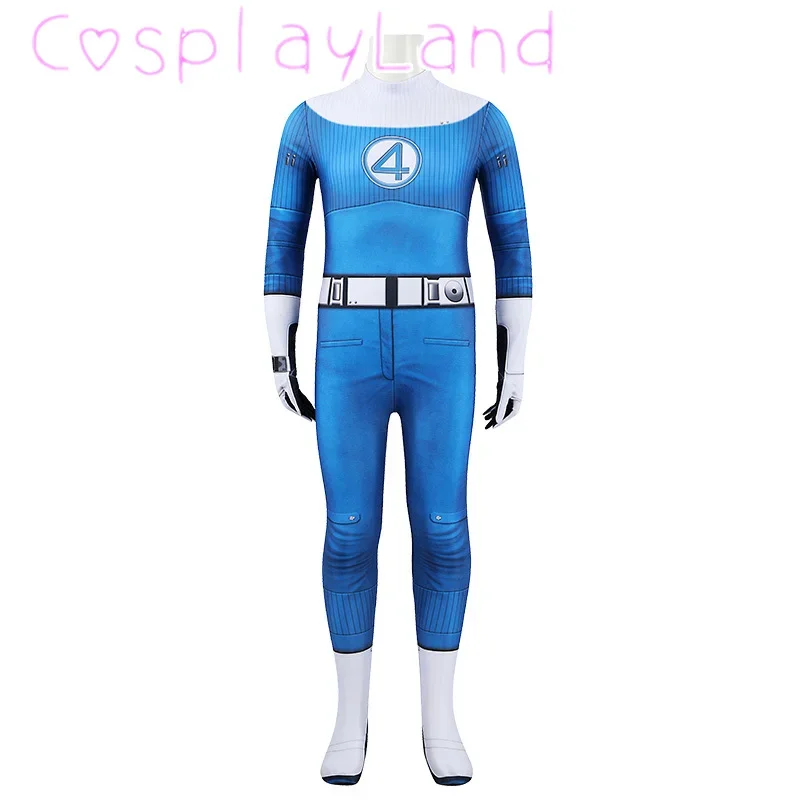 Fantastic 4 Cosplay Costume Blue Jumpsuit Susan Invisible Woman Suit Outfit Fantastic Halloween Comic Con Zentai Bodysuit
Fantastic 4 Cosplay Costume Blue Jumpsuit Susan Invisible Woman Suit Outfit Fantastic Halloween Comic Con Zentai Bodysuit