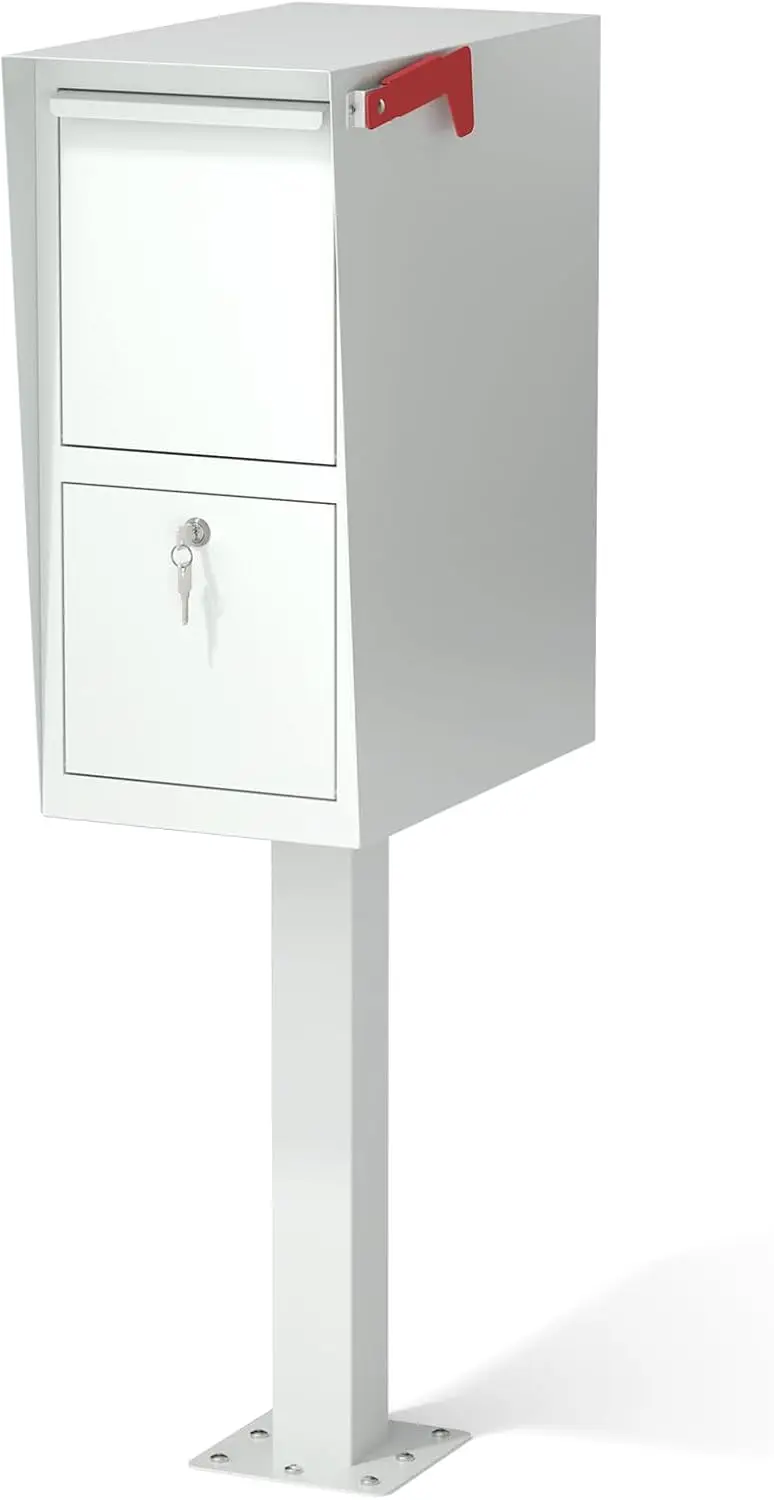 Large Locking Mailbox for Outside - Secure Curbside Mailbox Post Mount with Base Plate - Weekend-Away Design Outdoor Commercial
Large Locking Mailbox for Outside - Secure Curbside Mailbox Post Mount with Base Plate - Weekend-Away Design Outdoor Commercial