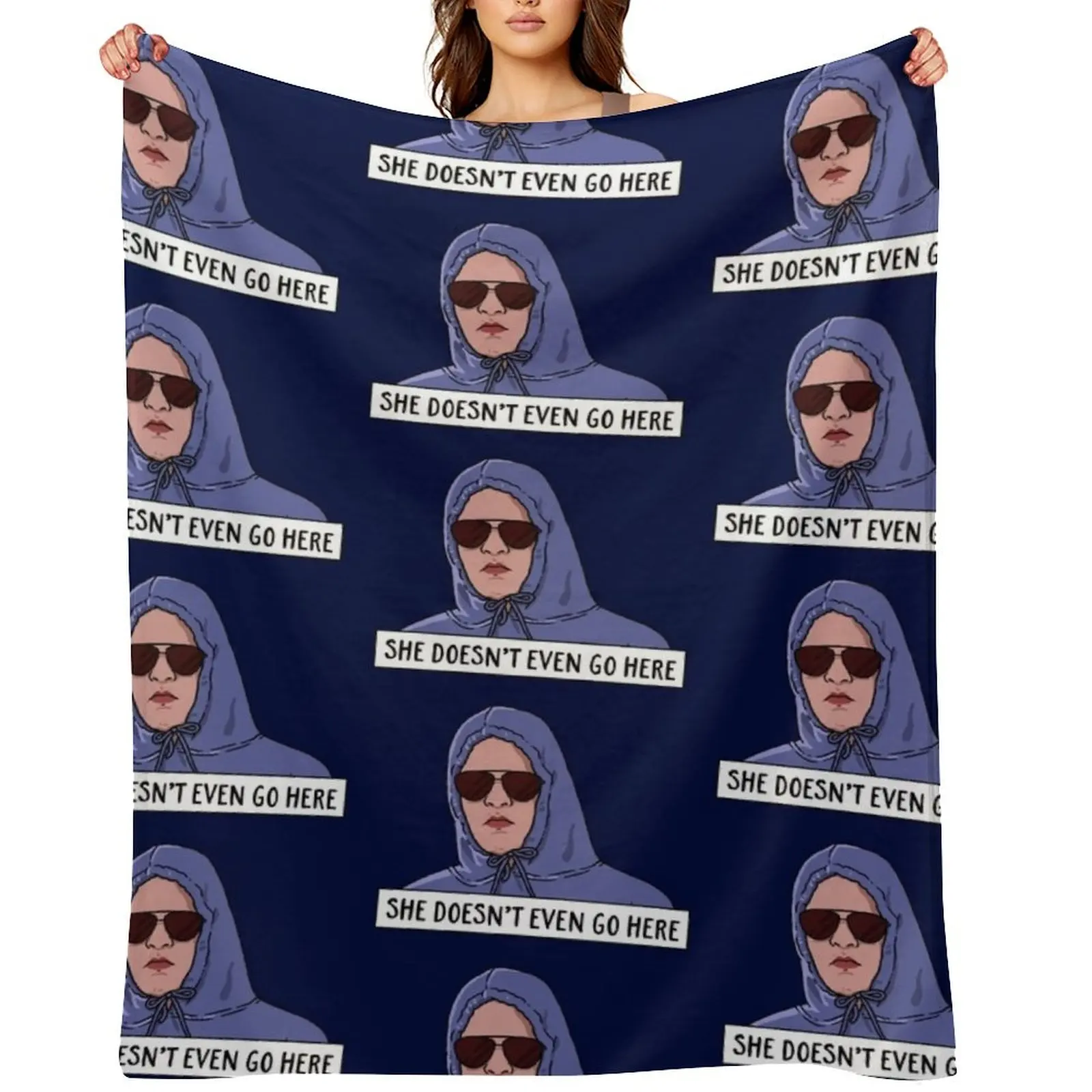 SHE DOESN'T EVEN GO HERE Throw Blanket Custom Softest Cute Luxury Thicken Blankets
SHE DOESN'T EVEN GO HERE Throw Blanket Custom Softest Cute Luxury Thicken Blankets