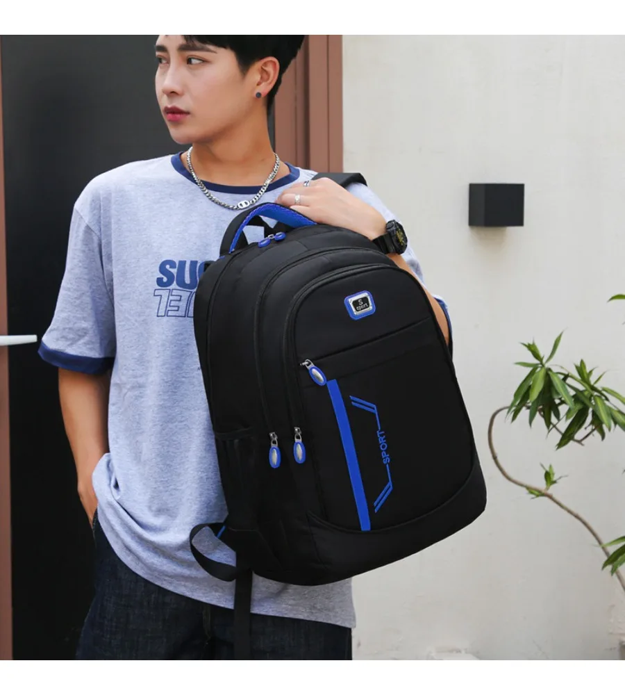 Large capacity travel commuter student burden reduction computer schoolbag casual fashion backpack
Large capacity travel commuter student burden reduction computer schoolbag casual fashion backpack