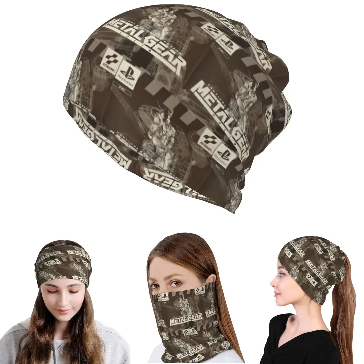 PS1 Metal Gear Solid Black And White Bandana Neck Cover Face Scarf Multifunction Headwear Beanies Hat for Men Women Adult
PS1 Metal Gear Solid Black And White Bandana Neck Cover Face Scarf Multifunction Headwear Beanies Hat for Men Women Adult