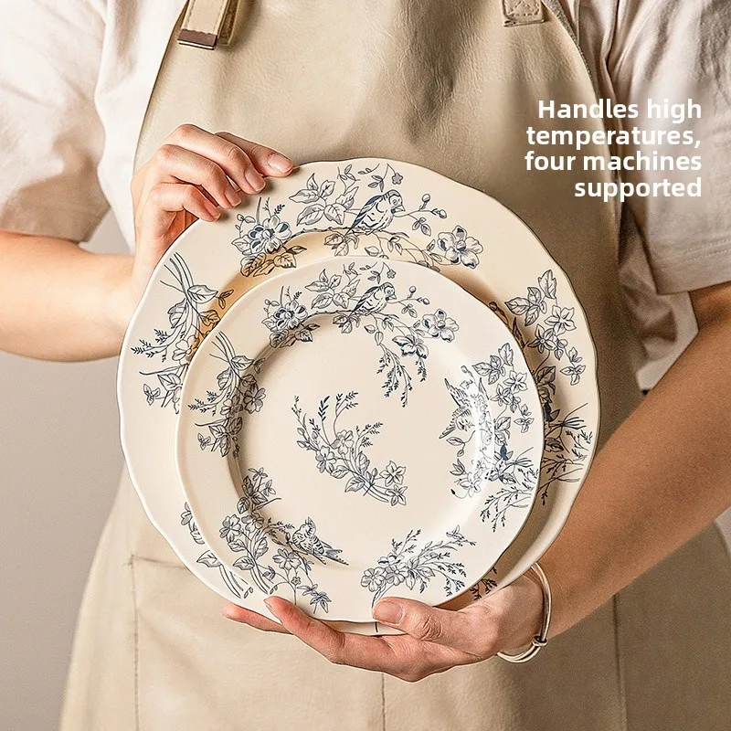 Набор посуды в стиле ретро Cry: высококачественные тарелки, суповые и рисовые миски, столовые приборы с высокой эстетической ценностью
Набор посуды в стиле ретро Cry: высококачественные тарелки, суповые и рисовые миски, столовые приборы с высокой эстетической ценностью