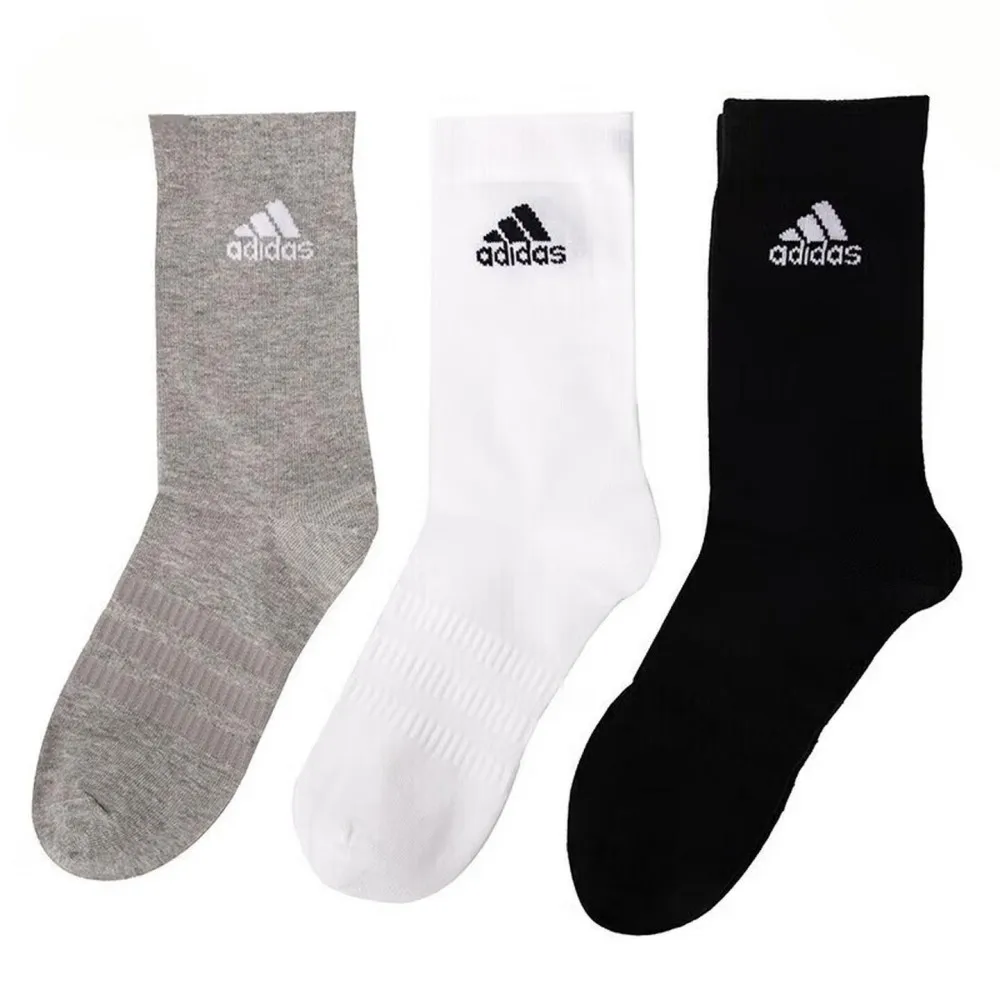 Adidas Men's and Women's Socks: Breathable Mid-Calf Running Socks in Black, Gray, and White / 3-Pack Long Socks DZ9392
Adidas Men's and Women's Socks: Breathable Mid-Calf Running Socks in Black, Gray, and White / 3-Pack Long Socks DZ9392