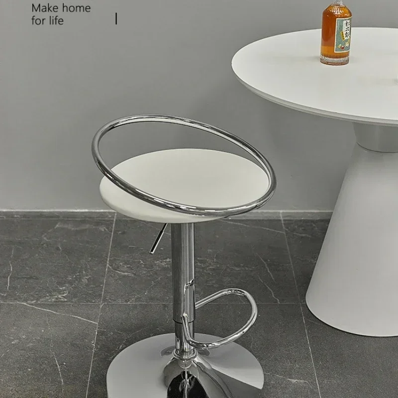 Liftable high stool backrest modern simple iron bar chair home bar stool front bar chair
Liftable high stool backrest modern simple iron bar chair home bar stool front bar chair