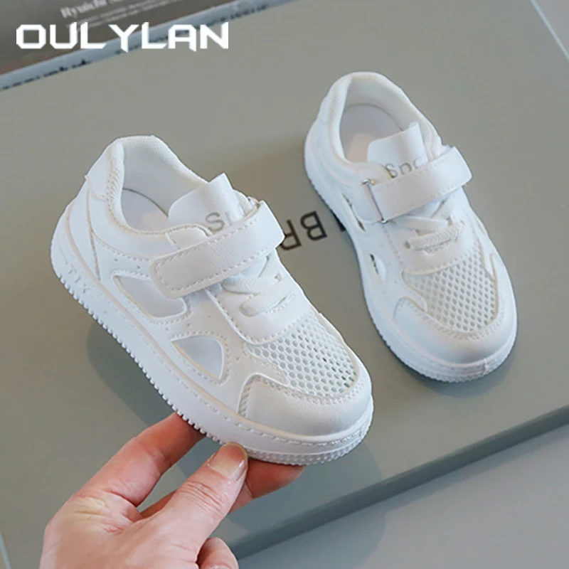 Oulylan Summer Soft Sole Sports Shoes For Kids Casual Hollow Mesh Upper Sneakers Children Solid Color Breathable Footwear
Oulylan Summer Soft Sole Sports Shoes For Kids Casual Hollow Mesh Upper Sneakers Children Solid Color Breathable Footwear