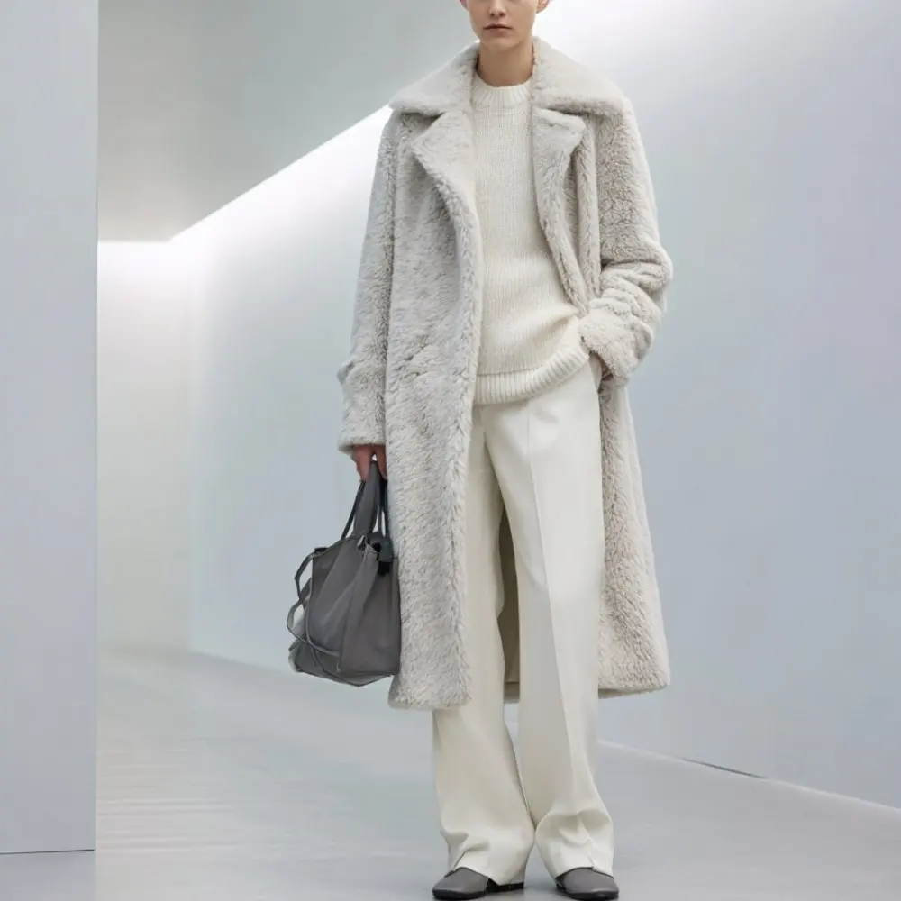 Winter Casual Style Women's Coat Decorative Elements Absent Comfortable Fit Upperwear For Cold Weather
Winter Casual Style Women's Coat Decorative Elements Absent Comfortable Fit Upperwear For Cold Weather