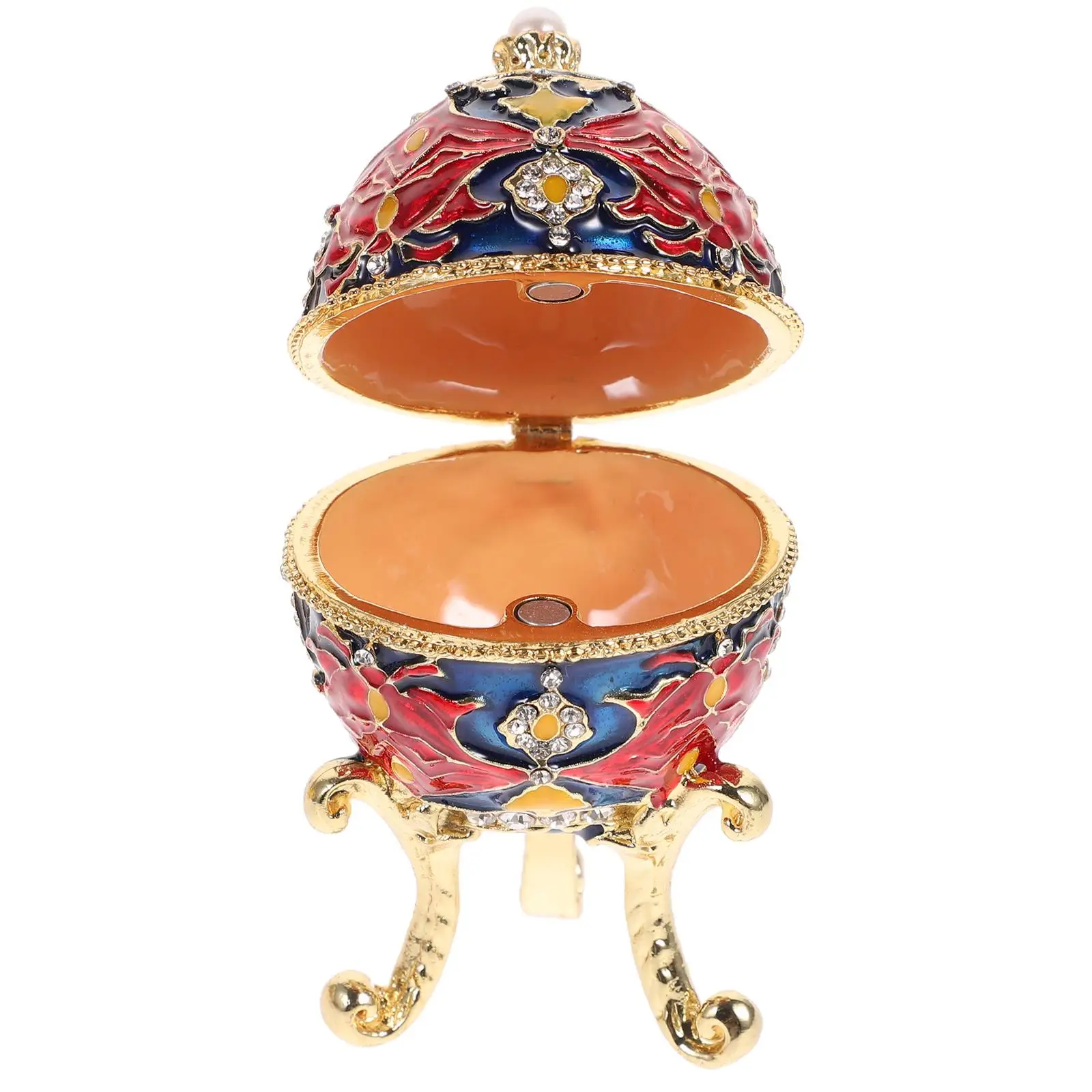Elegant Alloy Enamel Box Egg Shape Small Trinket Case ganizer Storage Bins for Earrings Rings Beads Accessories
Elegant Alloy Enamel Box Egg Shape Small Trinket Case ganizer Storage Bins for Earrings Rings Beads Accessories