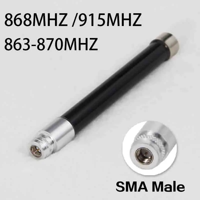 LORA gateway / NB-iot IoT 863-870/868/915MHz wireless transmission and data transmission high-gain fiberglass antenna SMA Male
LORA gateway / NB-iot IoT 863-870/868/915MHz wireless transmission and data transmission high-gain fiberglass antenna SMA Male