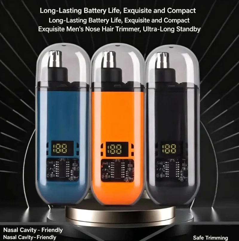 Mini Electric Nose Hair Trimmer, Portable Nose Hair Shaver with Digital Display for Men & Women, Nasal Hair Removal Tool
Mini Electric Nose Hair Trimmer, Portable Nose Hair Shaver with Digital Display for Men & Women, Nasal Hair Removal Tool